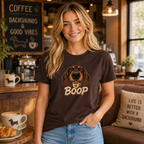 Boop T-Shirt | Cute Dachshund Coffee Lover Gift for Dog Moms