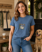 Before We Go T-Shirt | Dog Walk Coffee Lover Tee