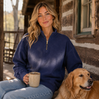 Sunwashed Lodge Quarter-Zip Sweatshirt