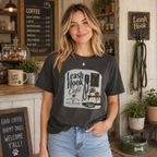 Leash Hook Café T-Shirt | Funny Dog-Friendly Coffee Shop Gift