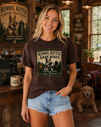 Kennel Kettle Dark Roast T-Shirt | Funny Dog Coffee Tee