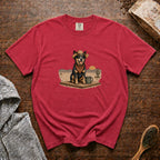 Morning On The Open Range T-Shirt — Crimson