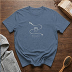 Morning Route T-Shirt — Blue Jean