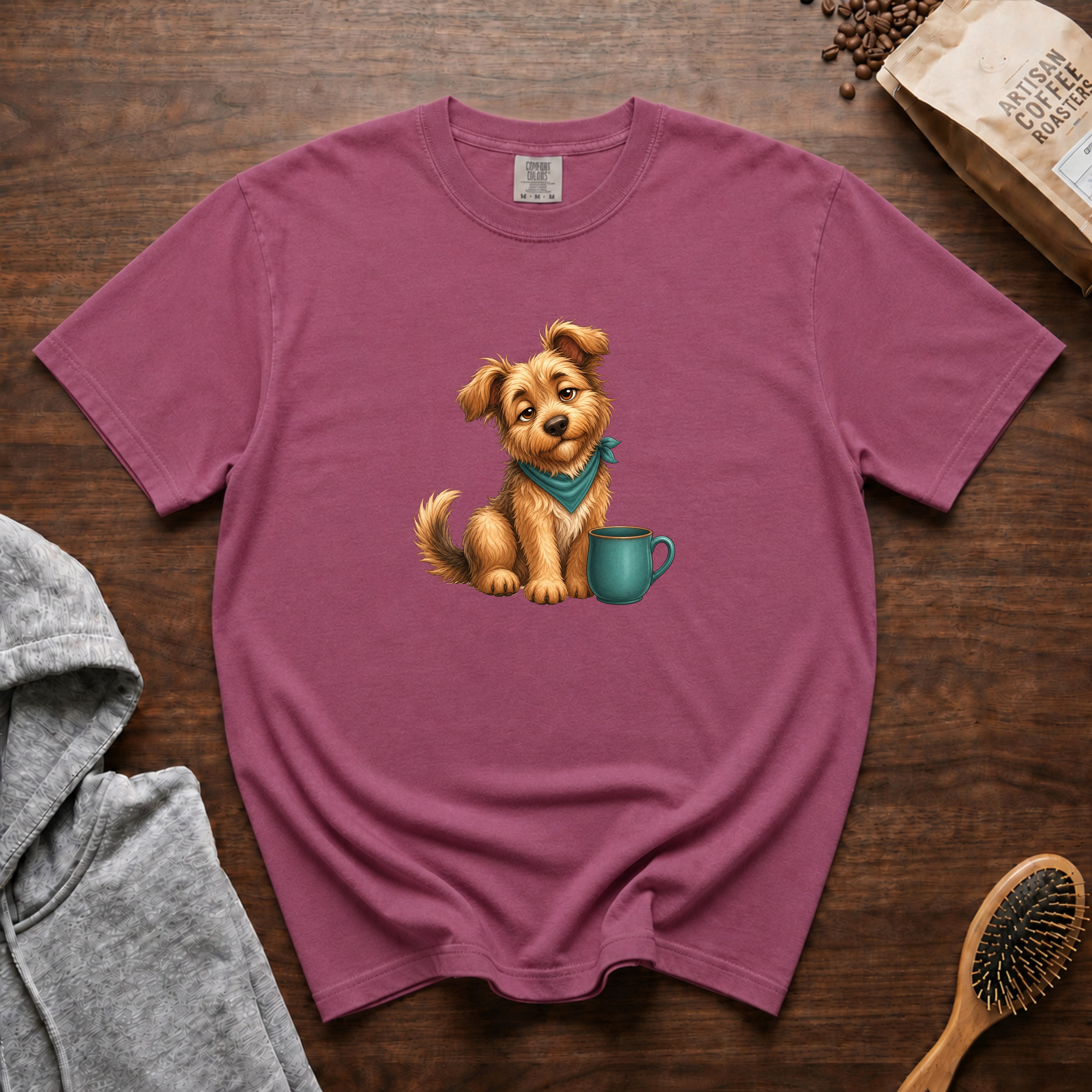 Morning Wake Up T-Shirt — Berry