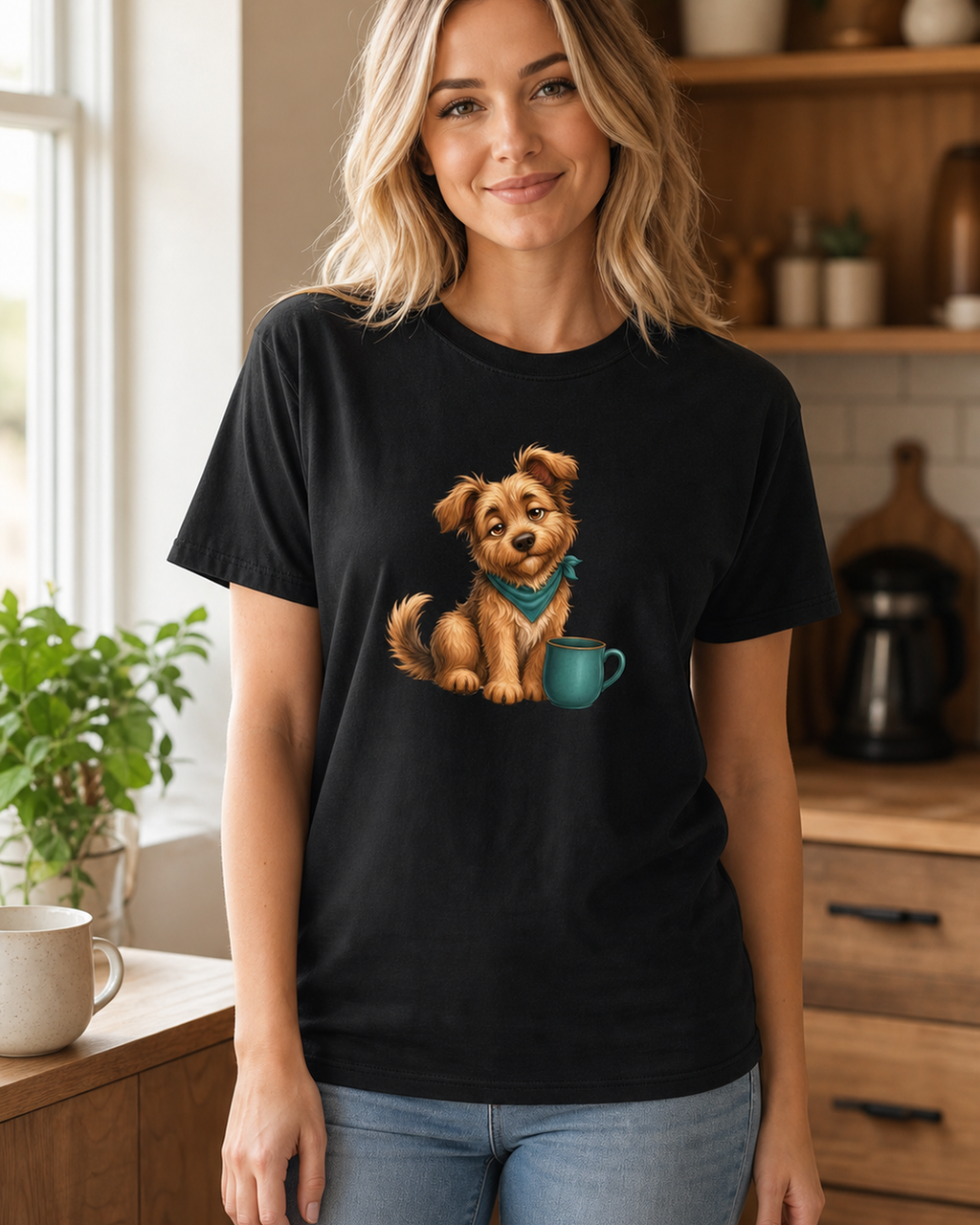 Morning Wake Up T-Shirt | Funny Dog Lover Gift Tee