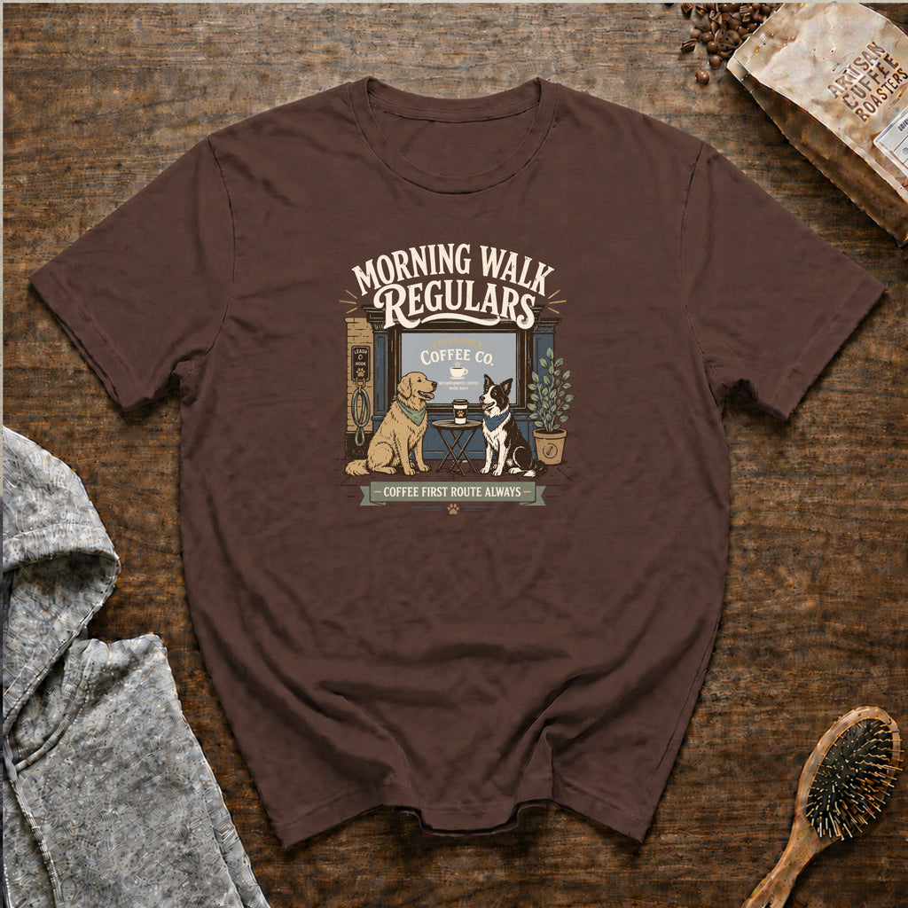Morning Walk Regulars T-Shirt — Espresso