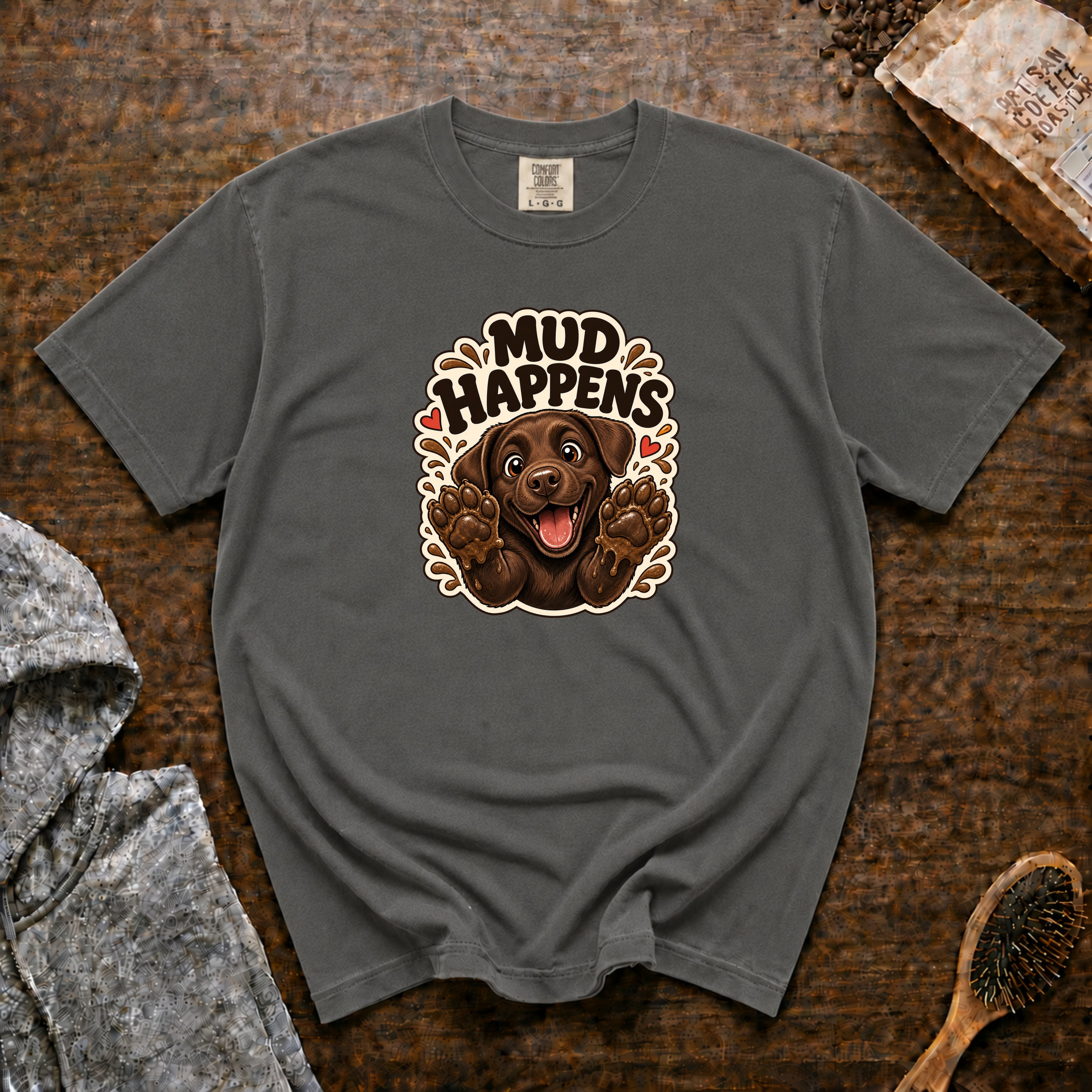 Mud Happens T-Shirt — Pepper