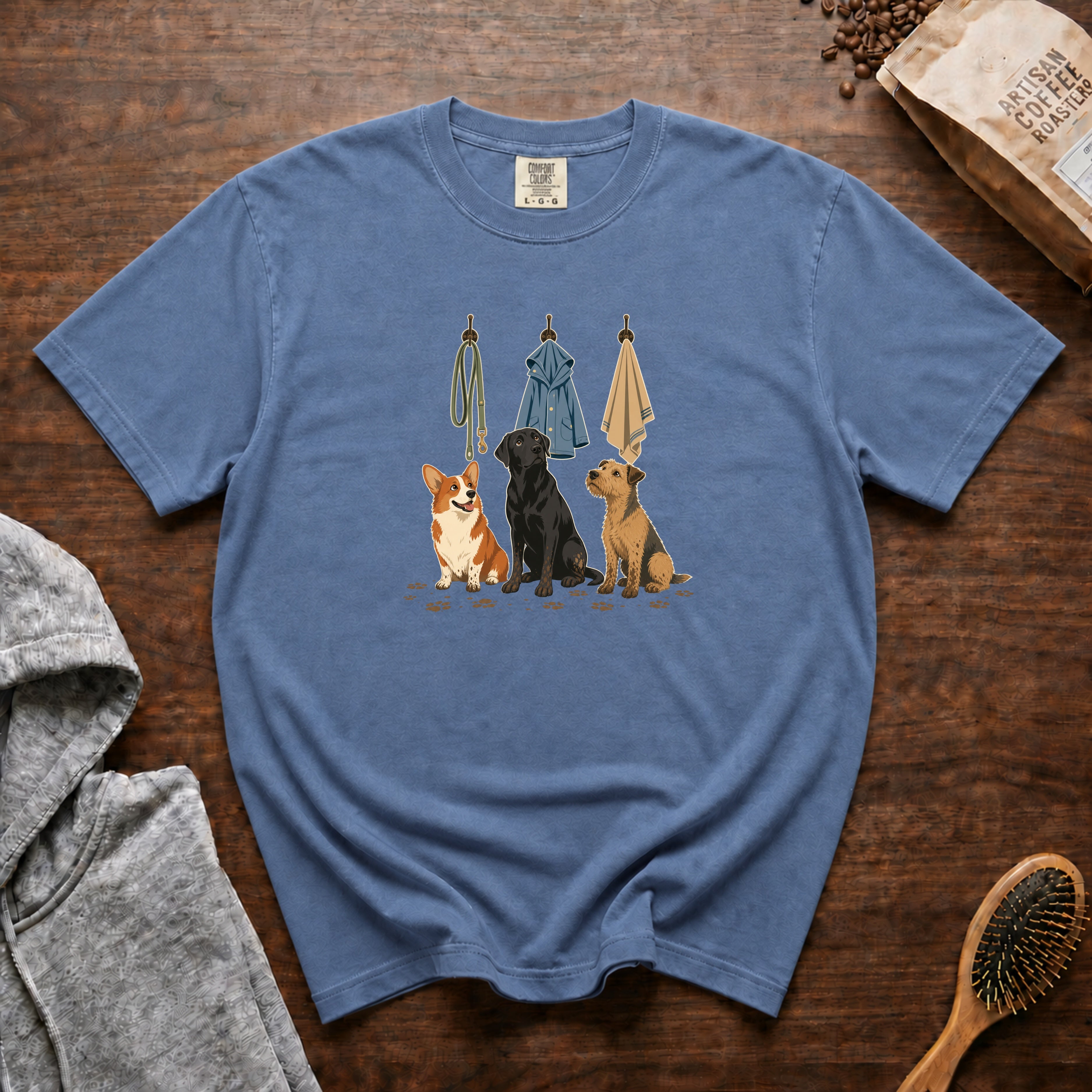 Mudroom Meeting T-Shirt — Blue Jean