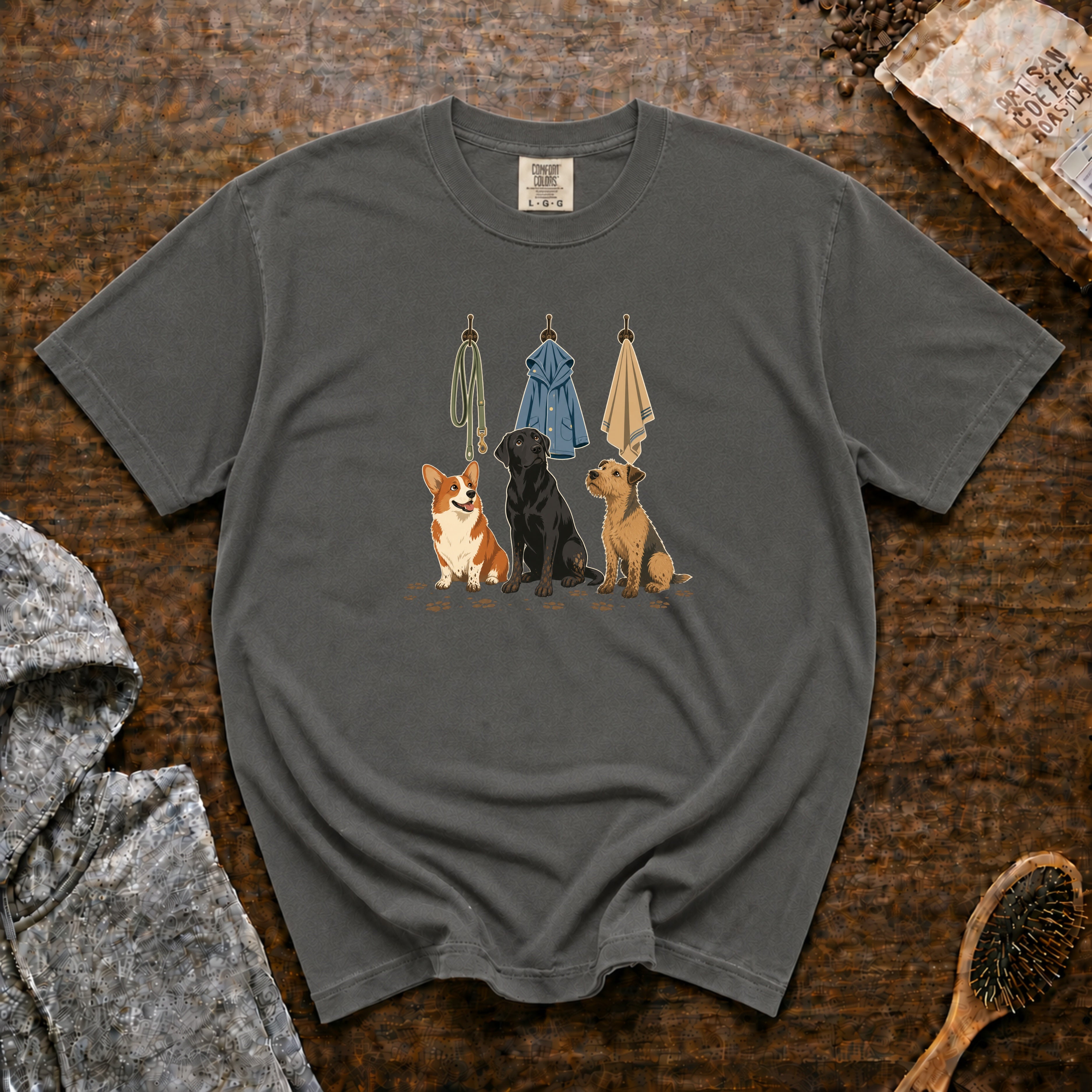 Mudroom Meeting T-Shirt — Pepper