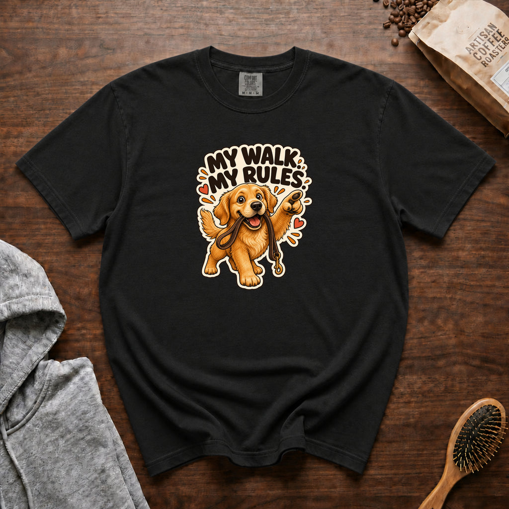 My Walk My Rules T-Shirt — Black
