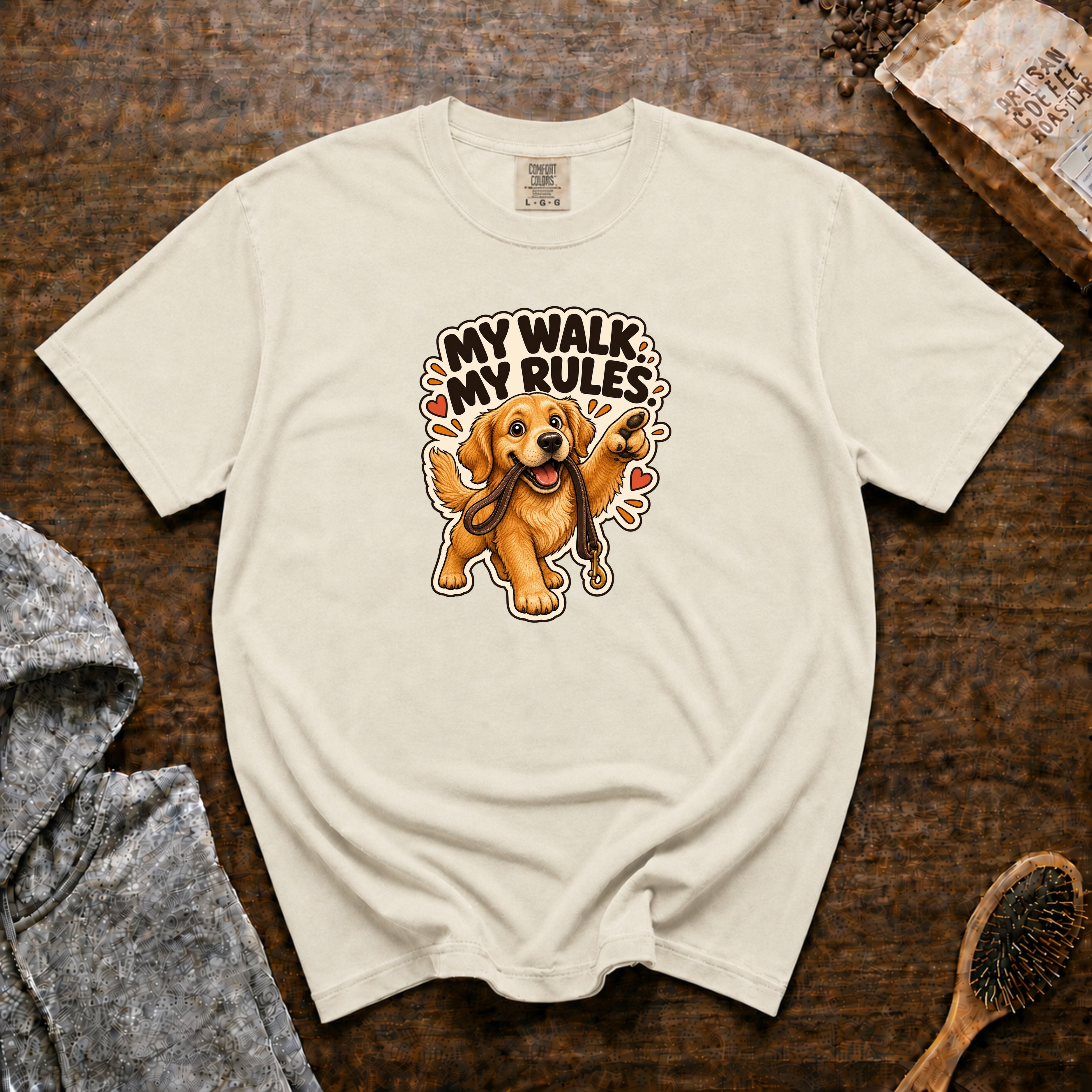 My Walk My Rules T-Shirt — Ivory