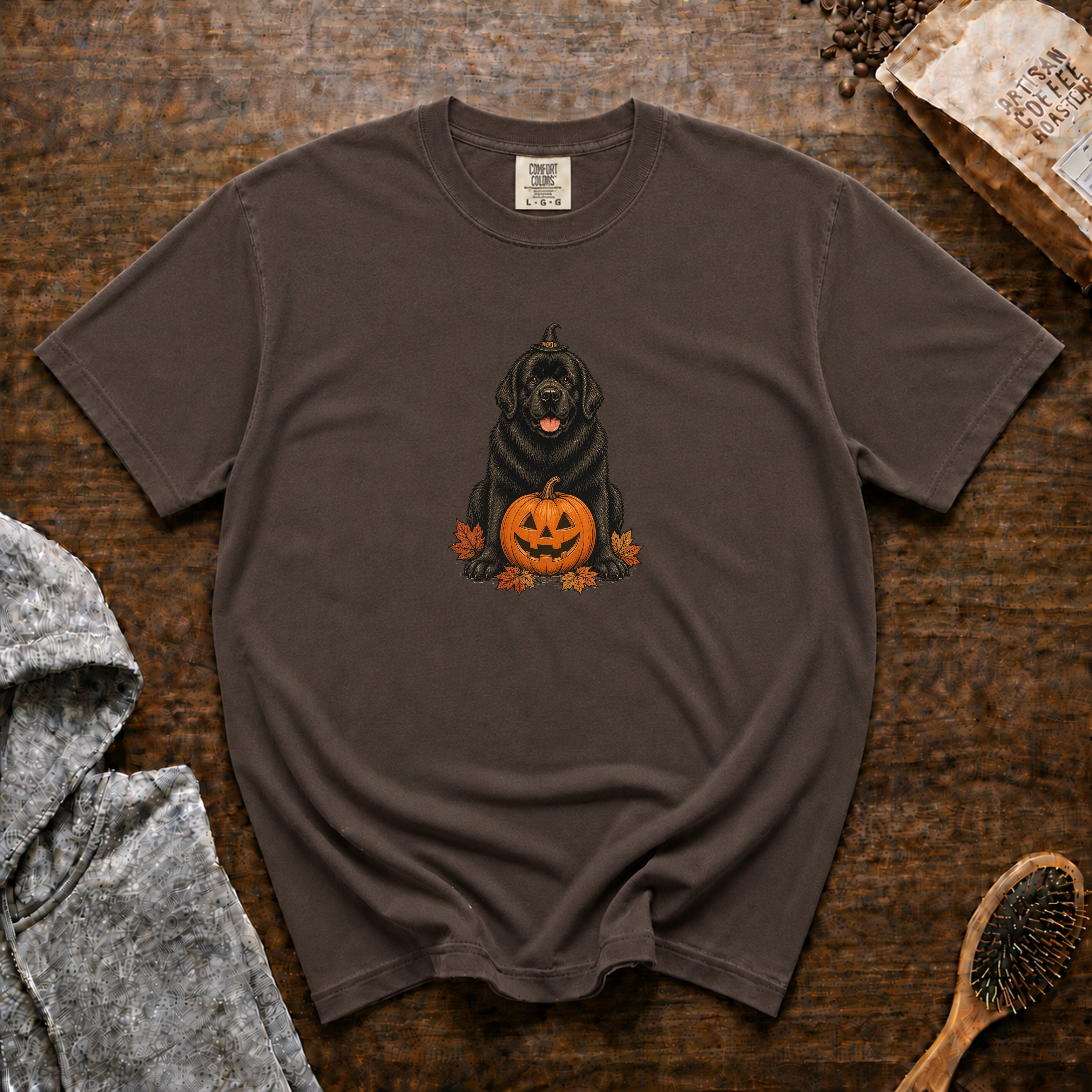 Newfoundland Halloween T-Shirt — Espresso