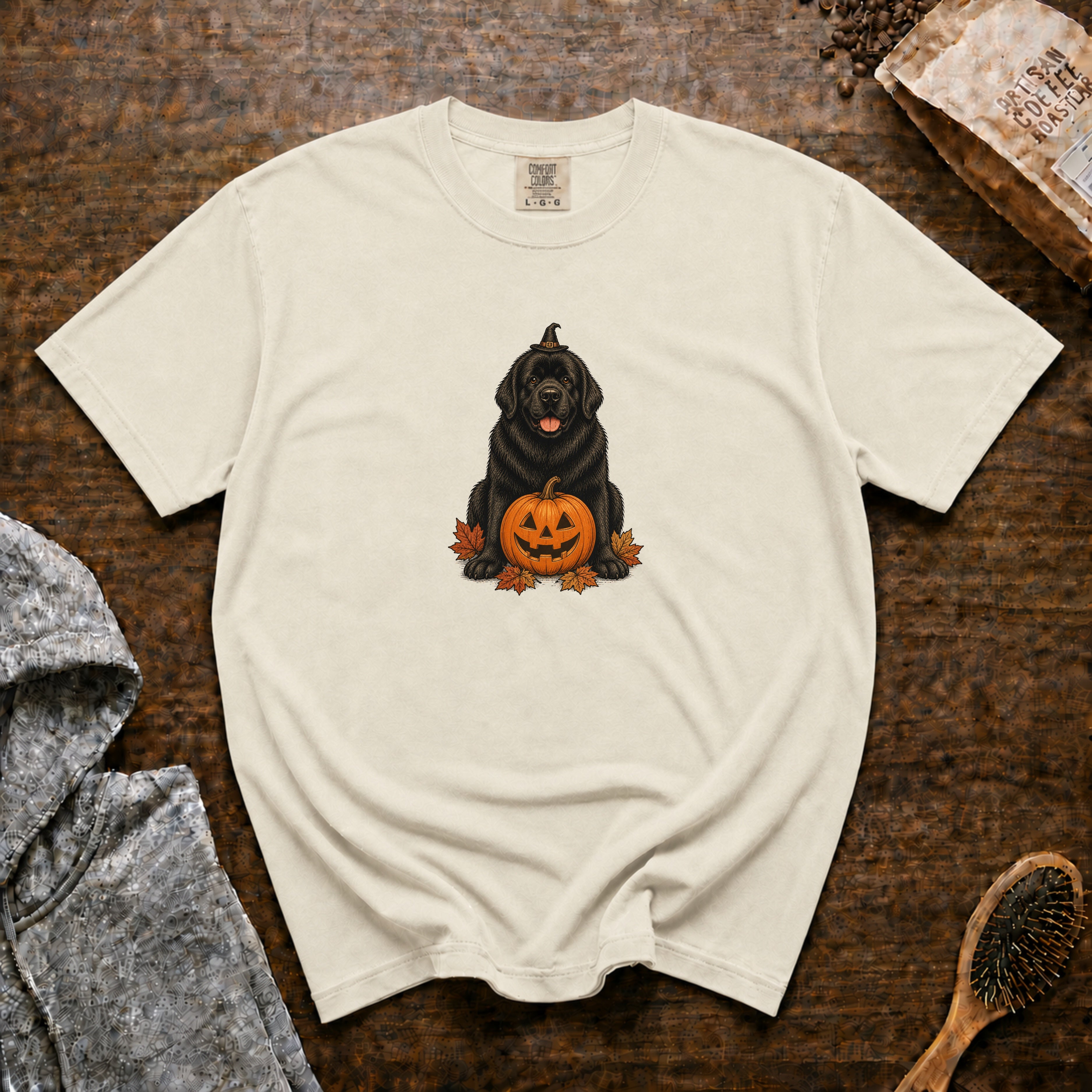 Newfoundland Halloween T-Shirt — Ivory
