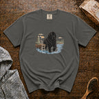 Newfoundland Lake Morning T-Shirt — Pepper