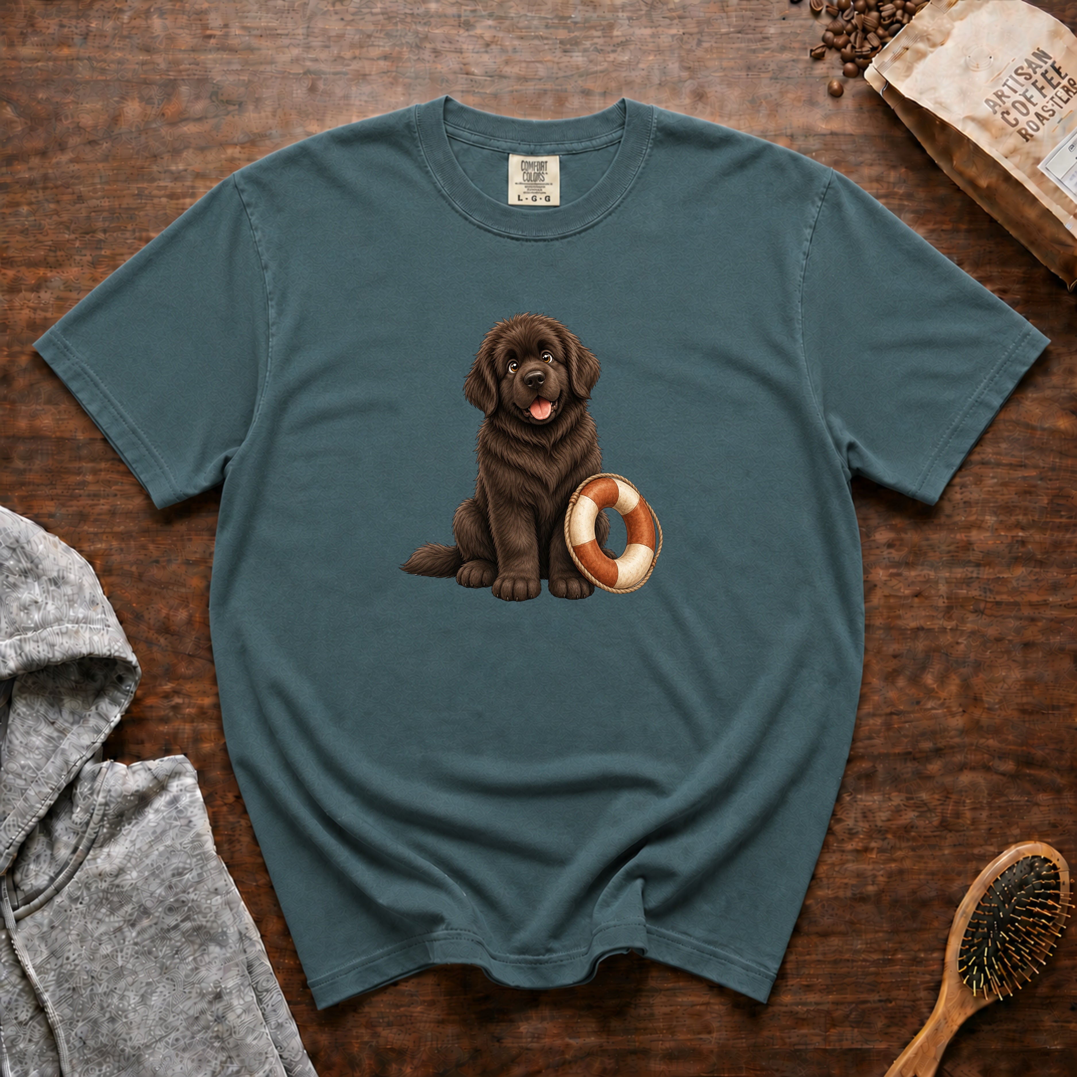Newfoundland Lifesaver T-Shirt — Blue Spruce