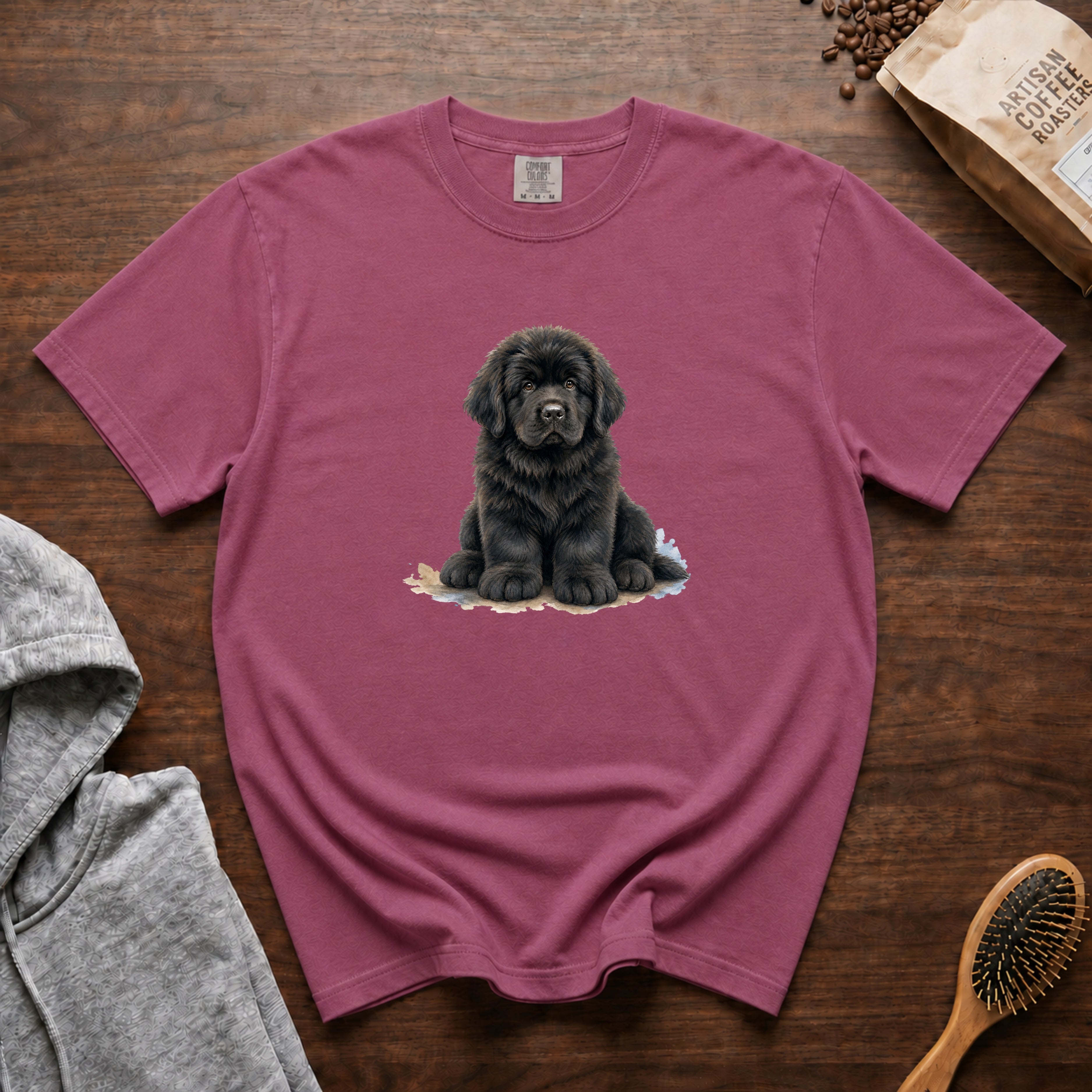 Newfoundland Teddy Bear T-Shirt — Berry