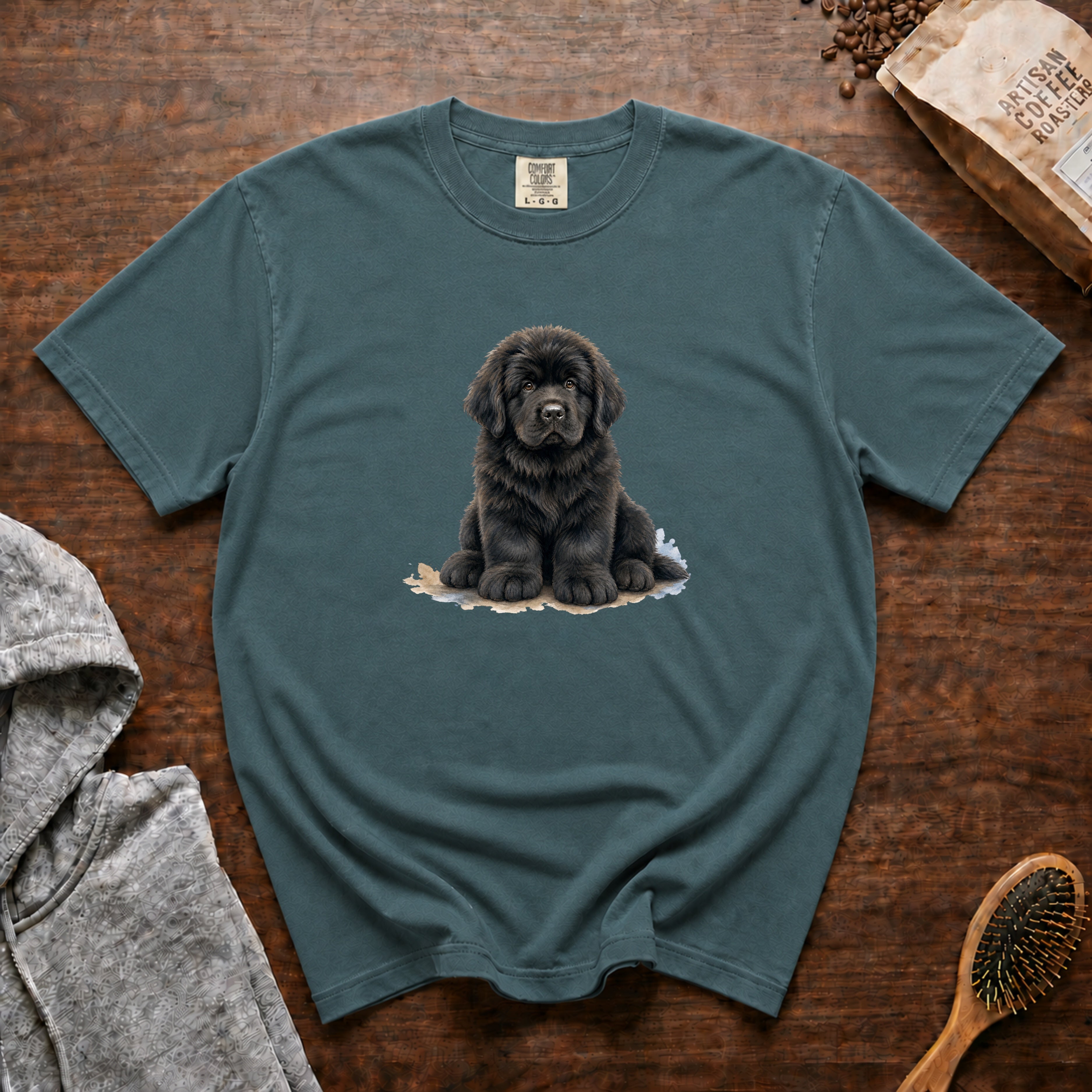 Newfoundland Teddy Bear T-Shirt — Blue Spruce