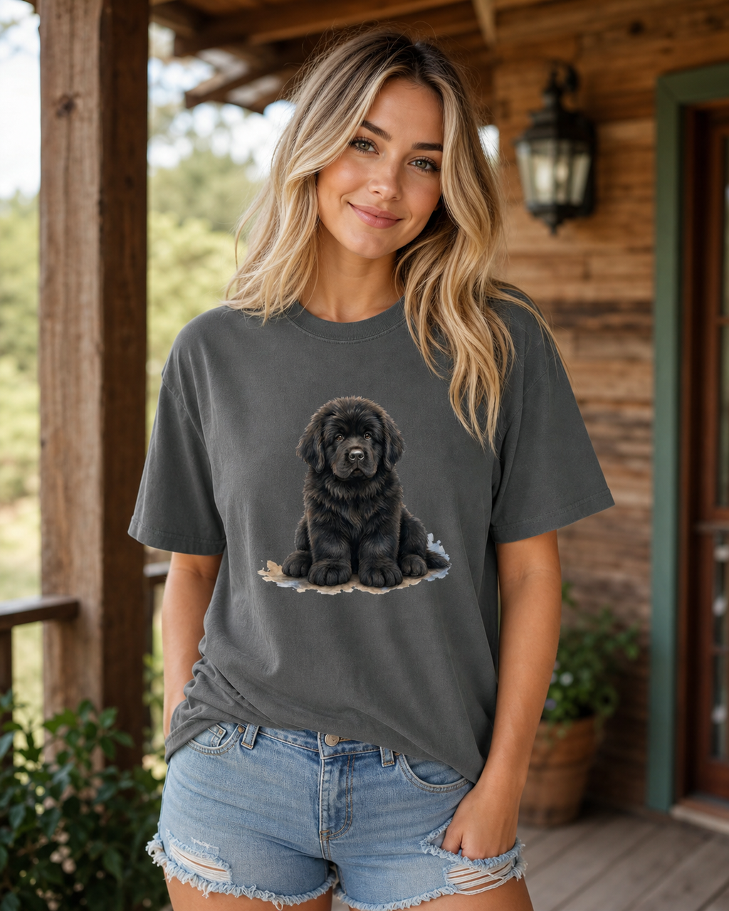 Newfoundland Teddy Bear T-Shirt | Newfoundland Dog Lover Tee