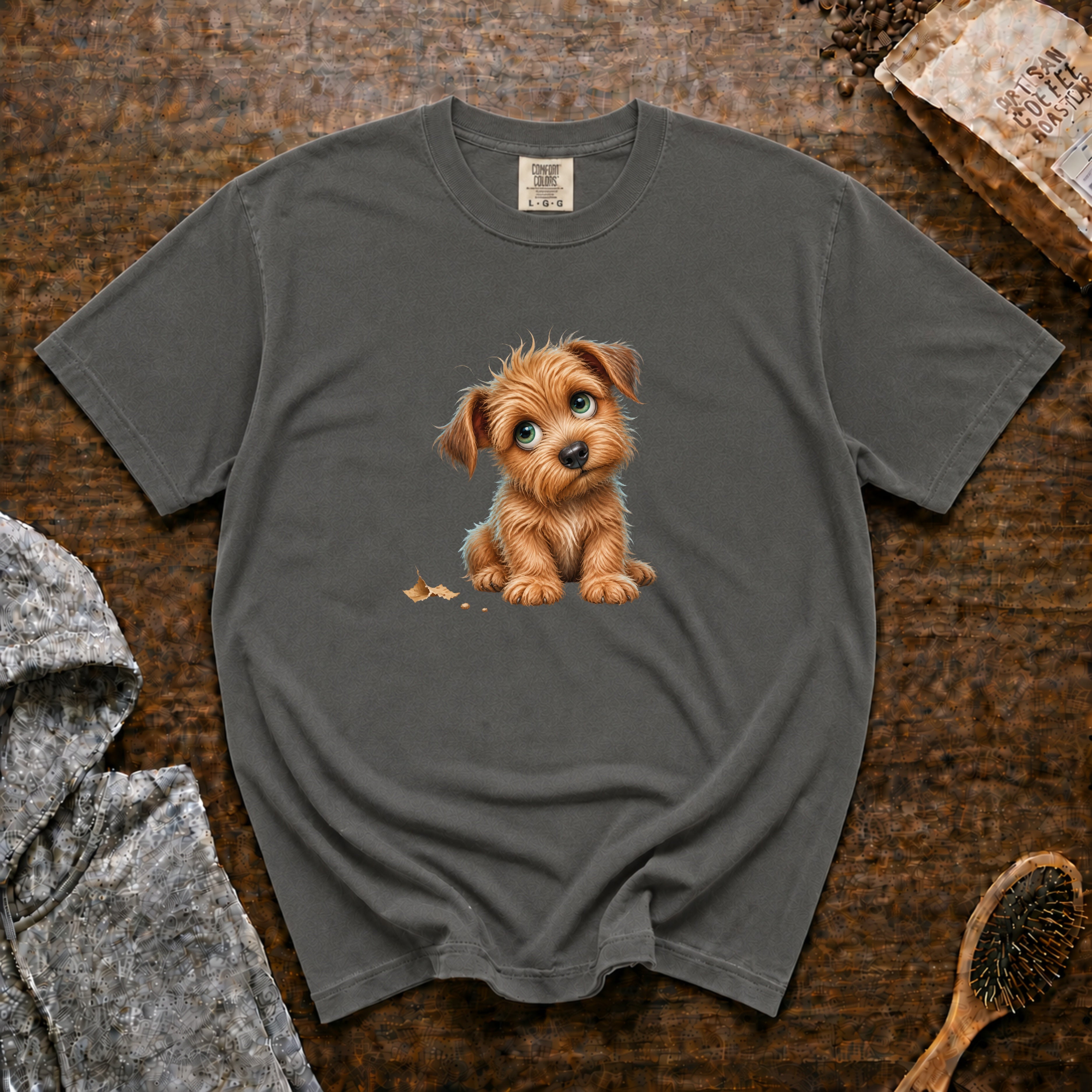 Norfolk Terrier â Little Leaf T-Shirt — Pepper