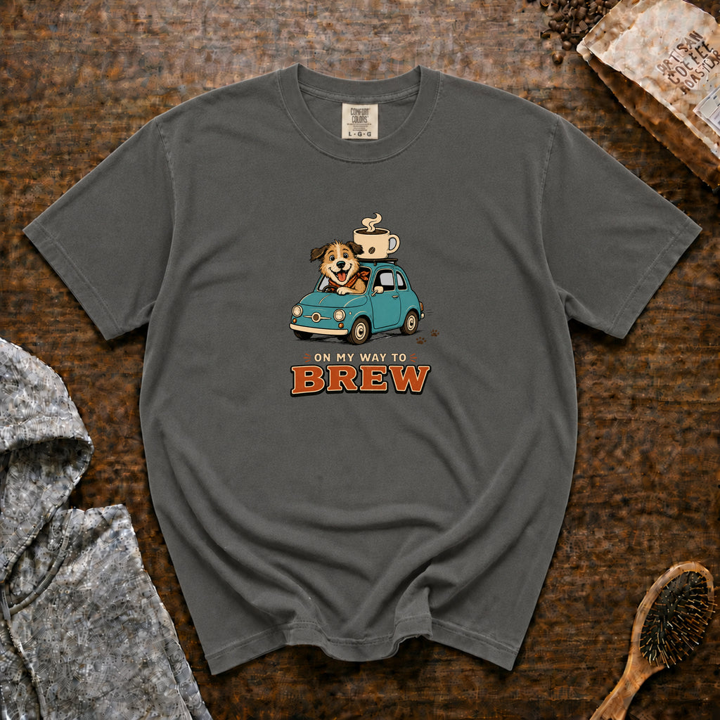 On My Way To Brew T-Shirt — Pepper
