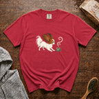 Papillon Espresso Wind T-Shirt — Crimson