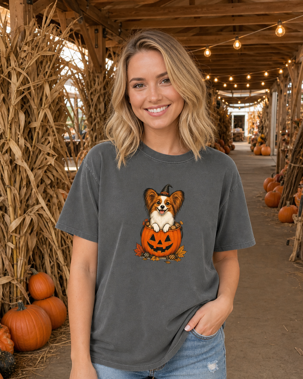 Papillon Halloween T-Shirt