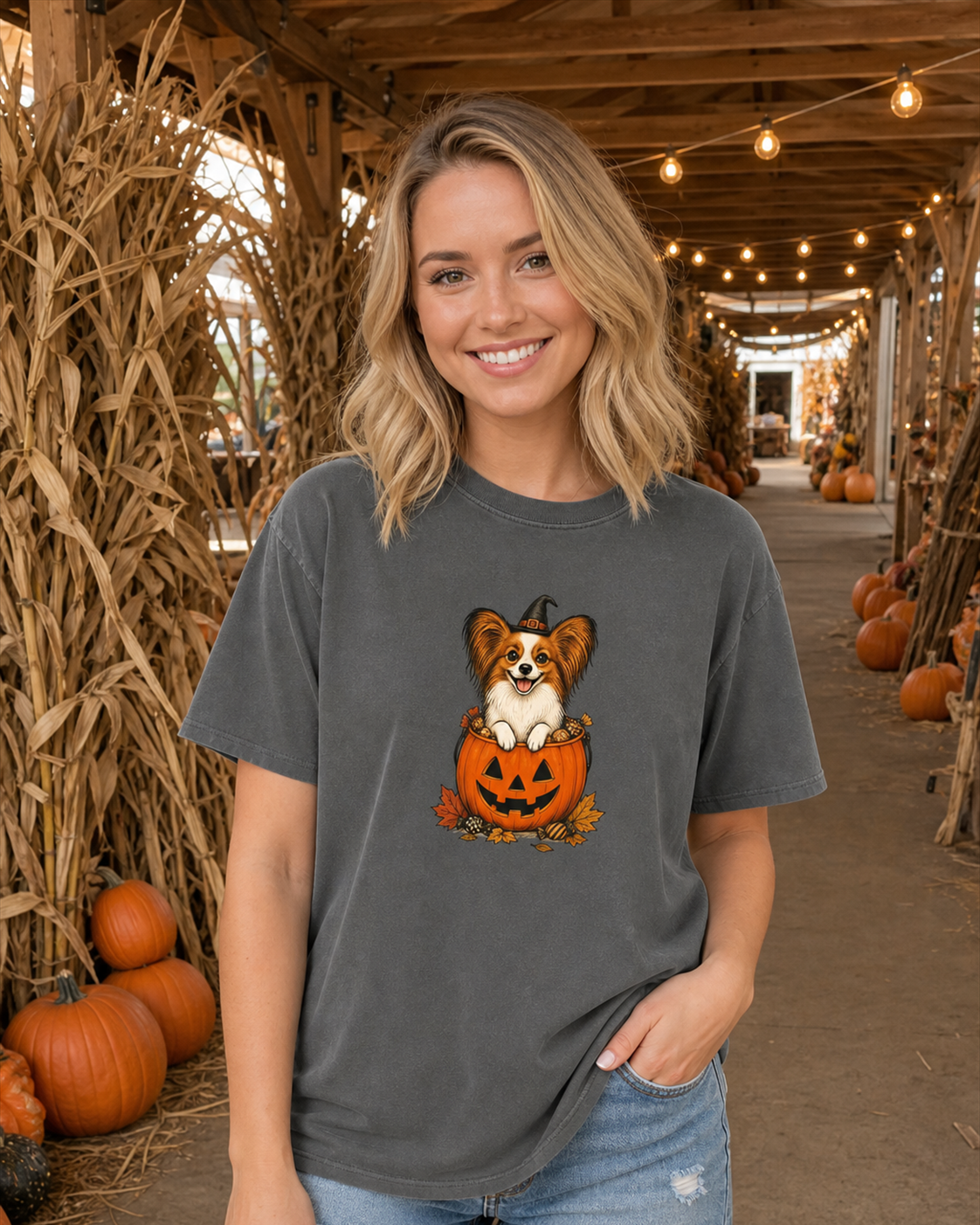 Papillon Halloween T-Shirt