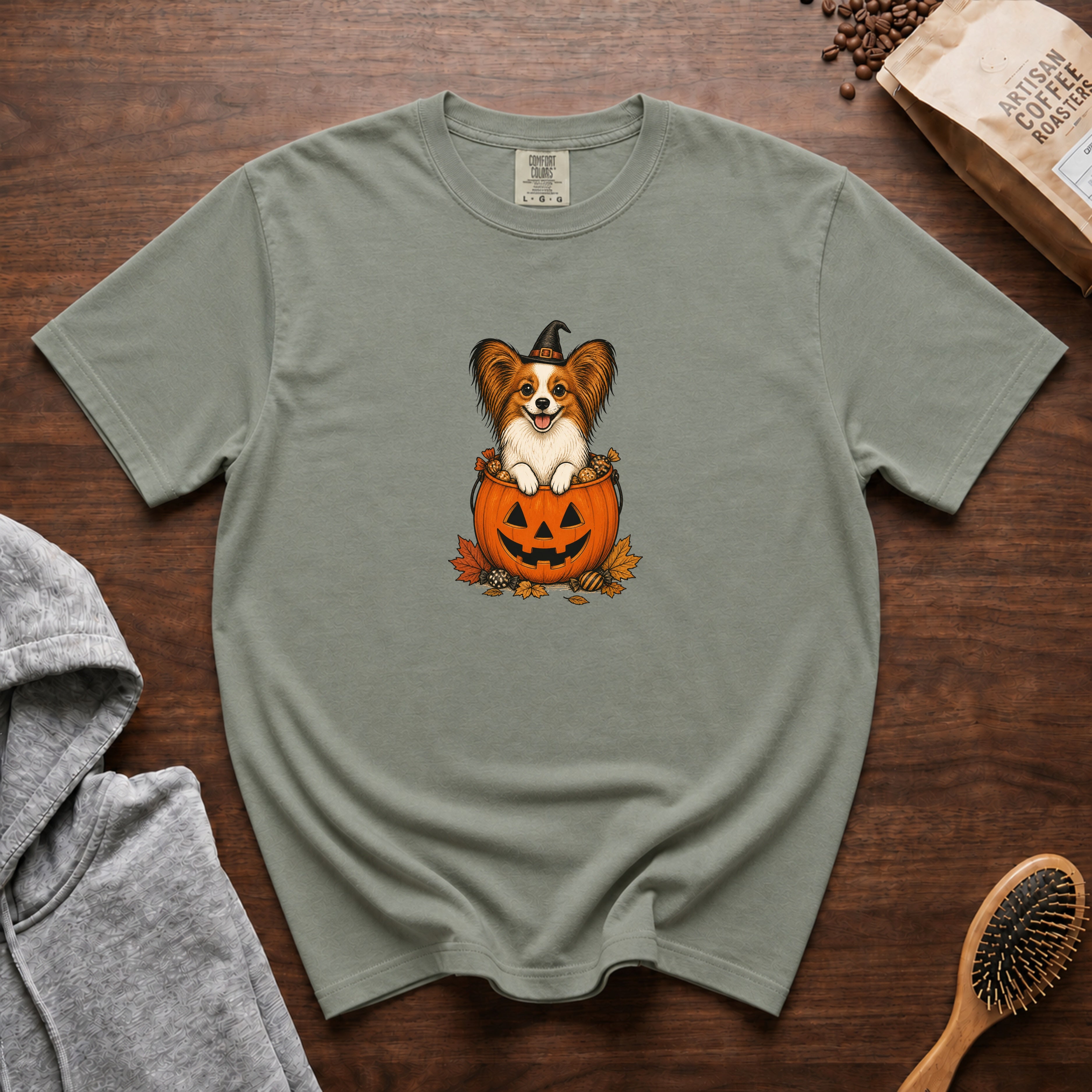 Papillon Halloween T-Shirt — Bay