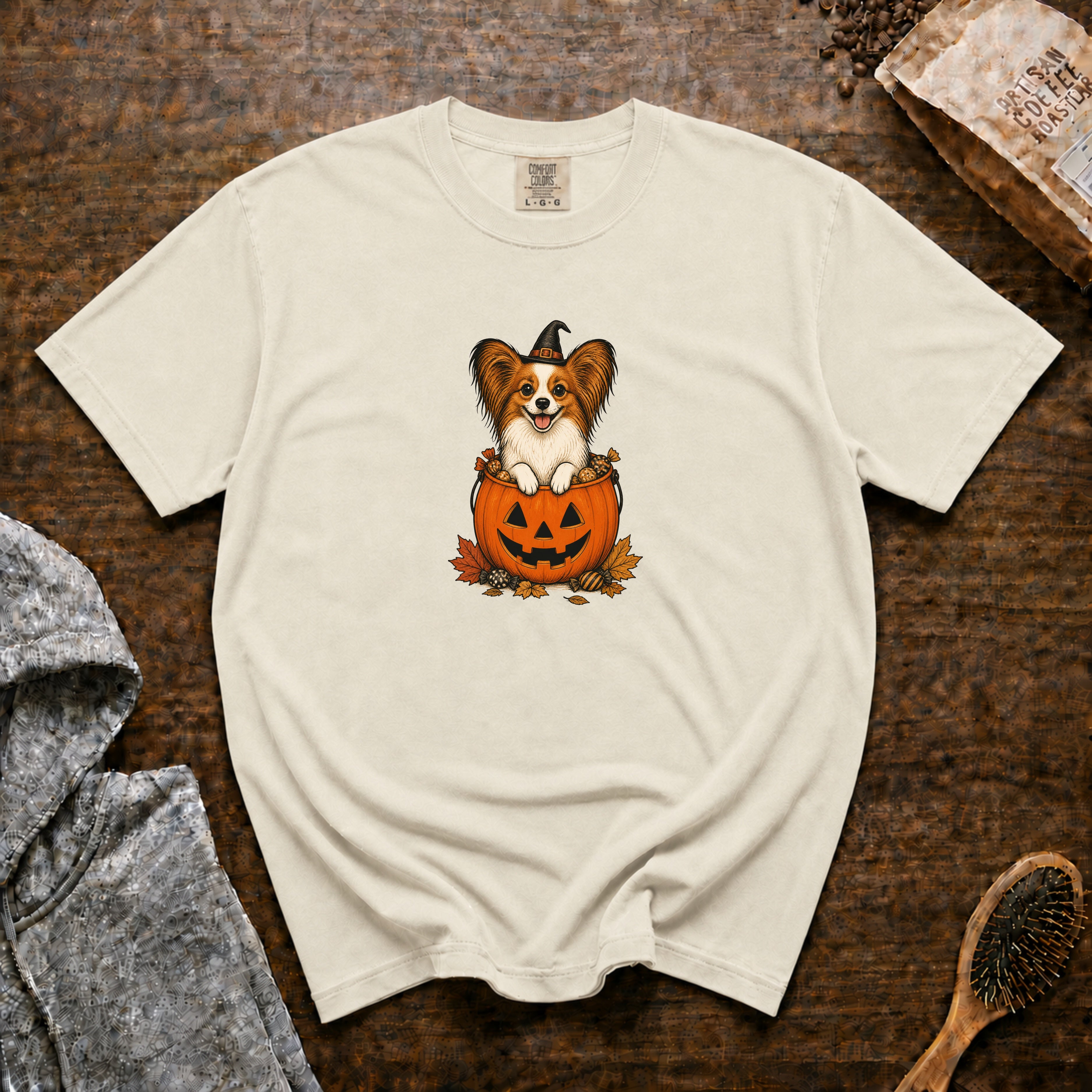Papillon Halloween T-Shirt — Ivory