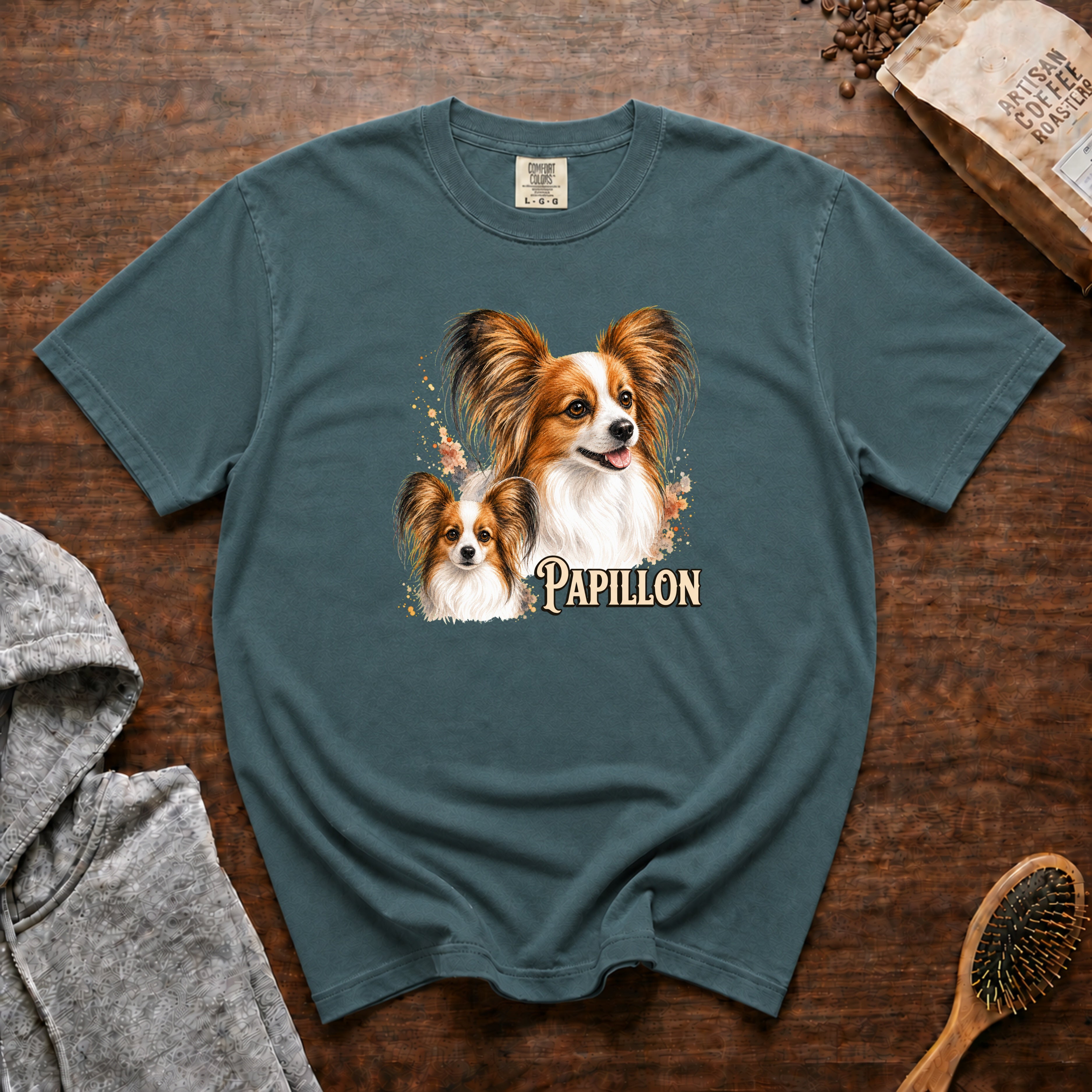Papillon T-Shirt — Blue Spruce