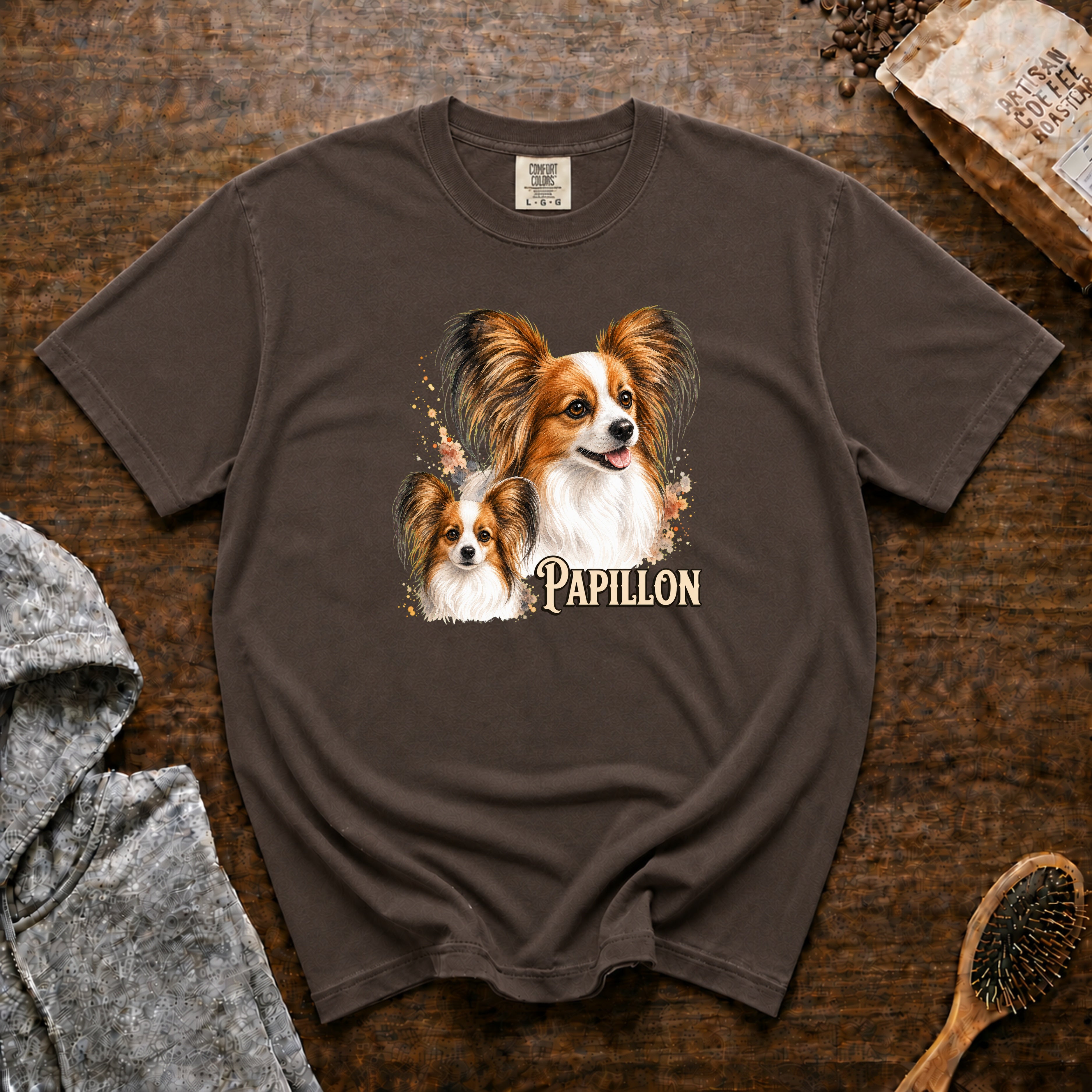 Papillon T-Shirt — Espresso