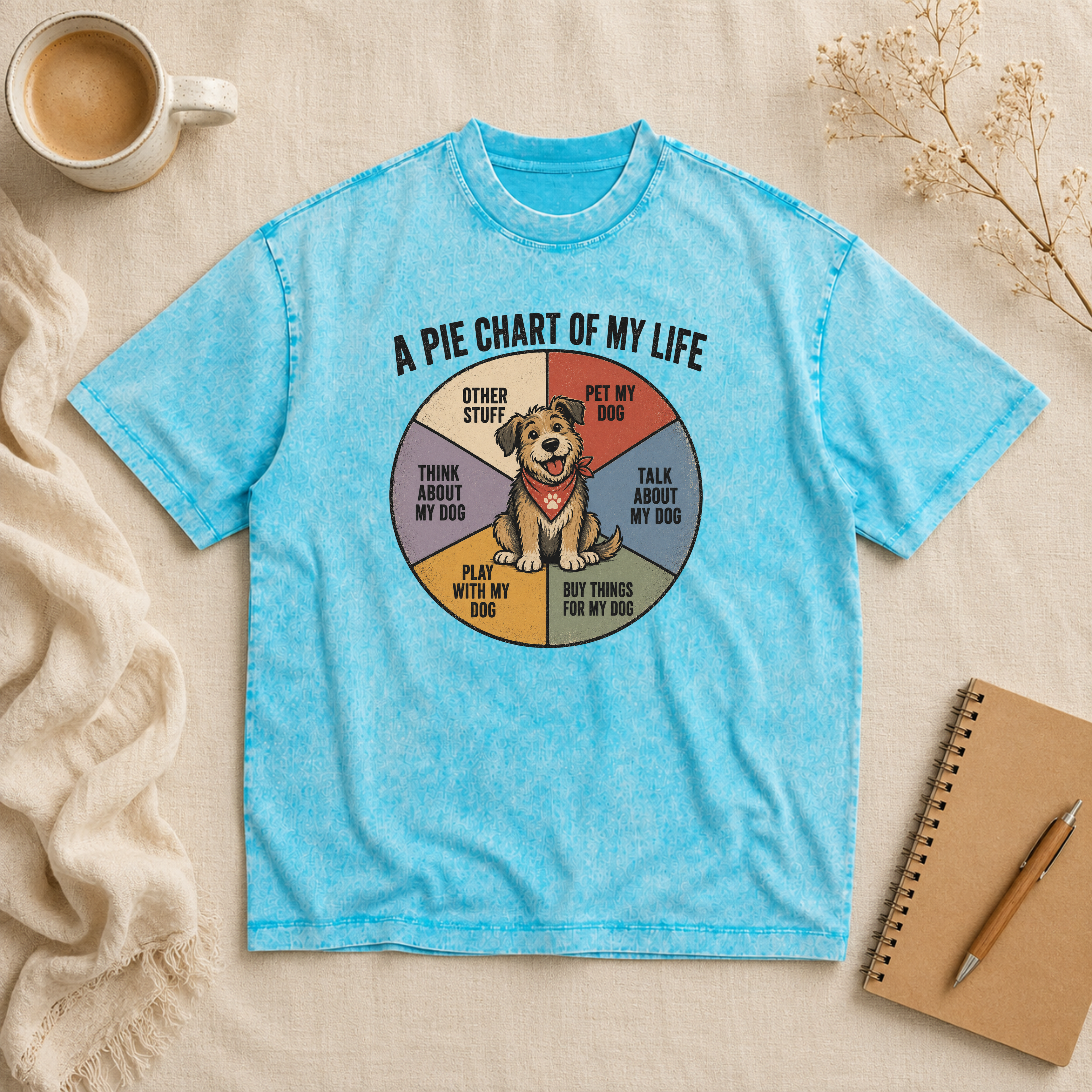Custom Photo Upload Oversized Tee Vintage Snow Wash