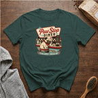 Paw Stop DinerT-Shirt — Blue Spruce
