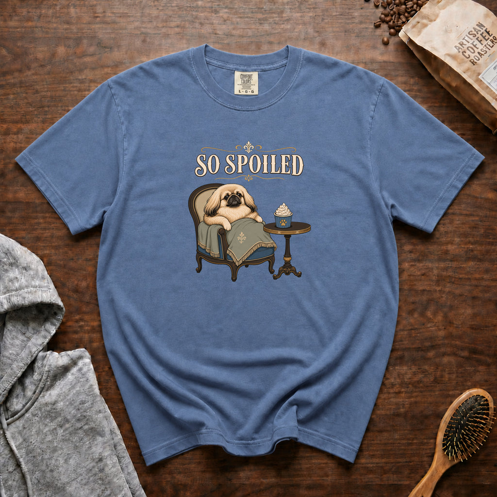 Pekingese So Spoiled T-Shirt — Blue Jean