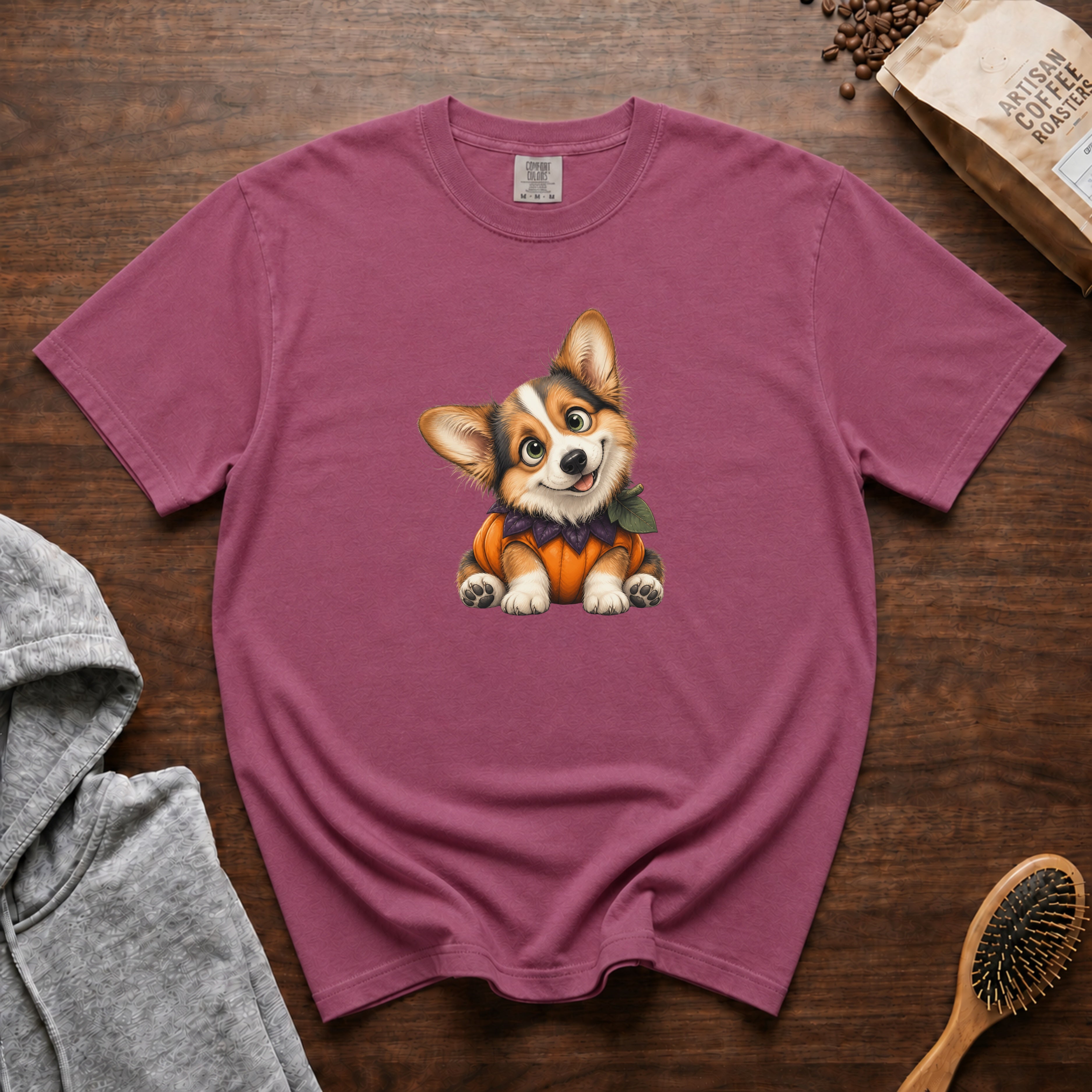 Pembroke Welsh Corgi T-Shirt — Berry