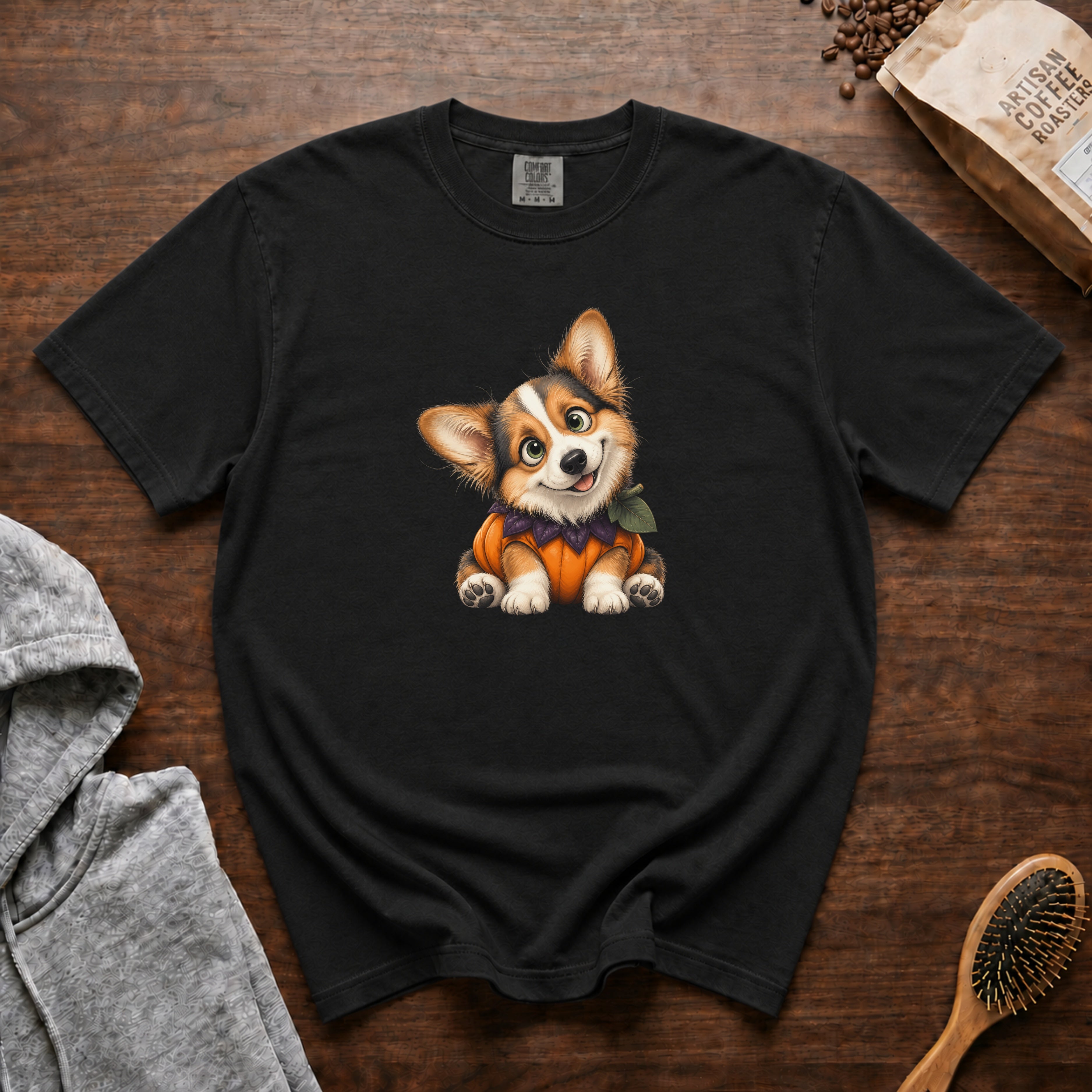 Pembroke Welsh Corgi T-Shirt — Black