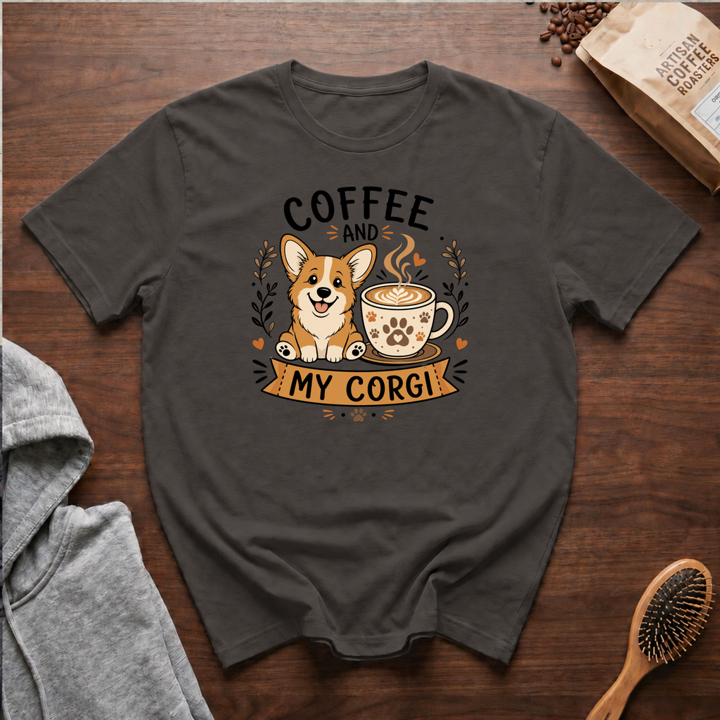 Coffee and My Corgi T-Shirt