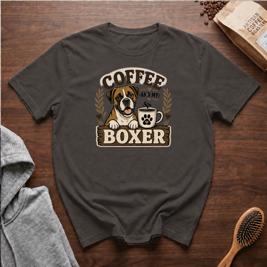 Coffee and My Boxer T-Shirt