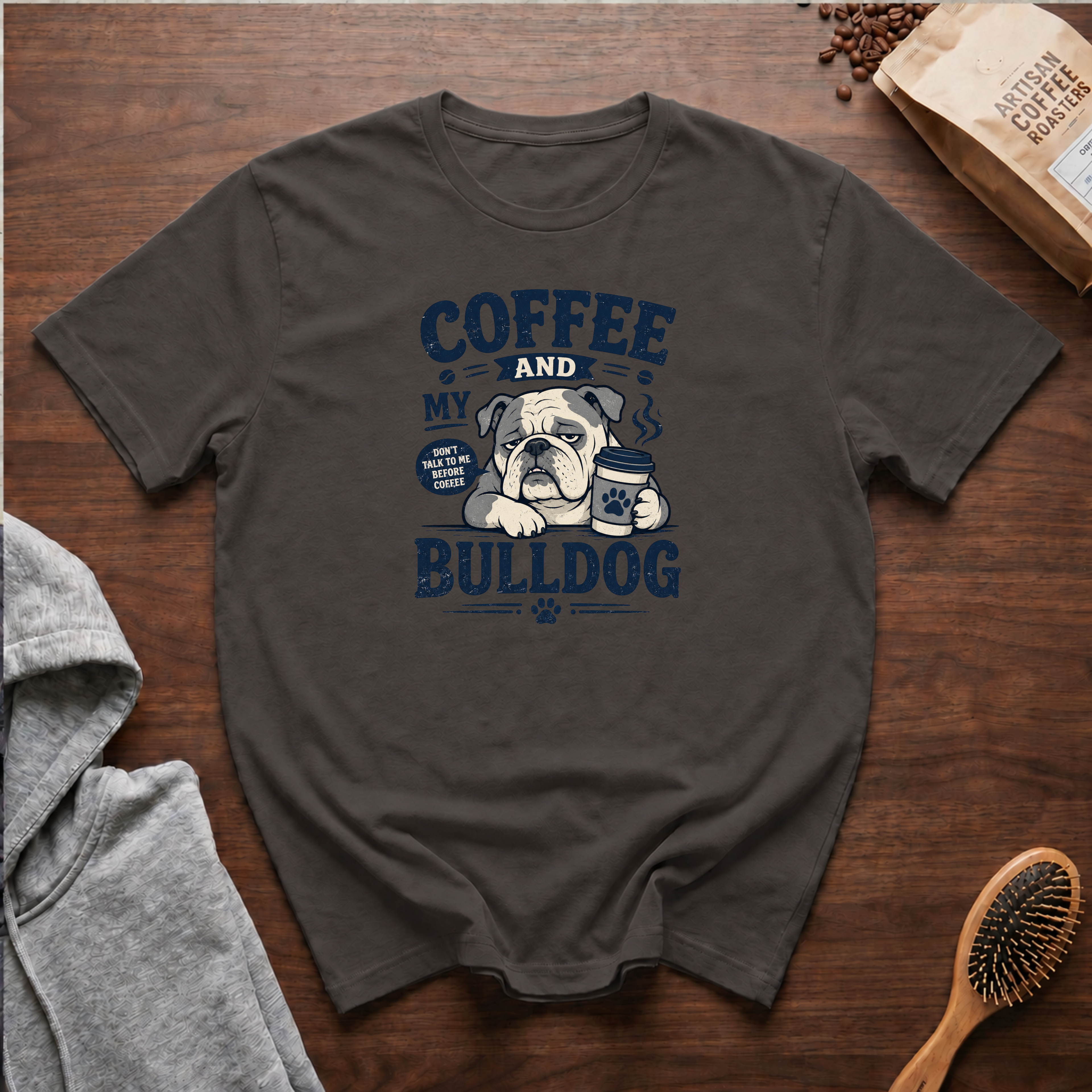 Coffee and My Bulldog T-Shirt
