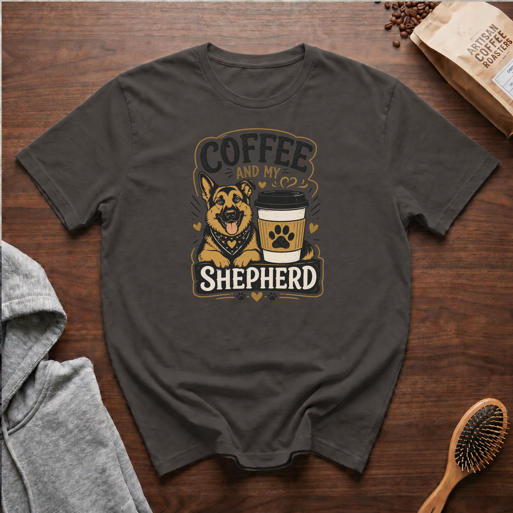 Coffee and My Shepherd T-Shirt