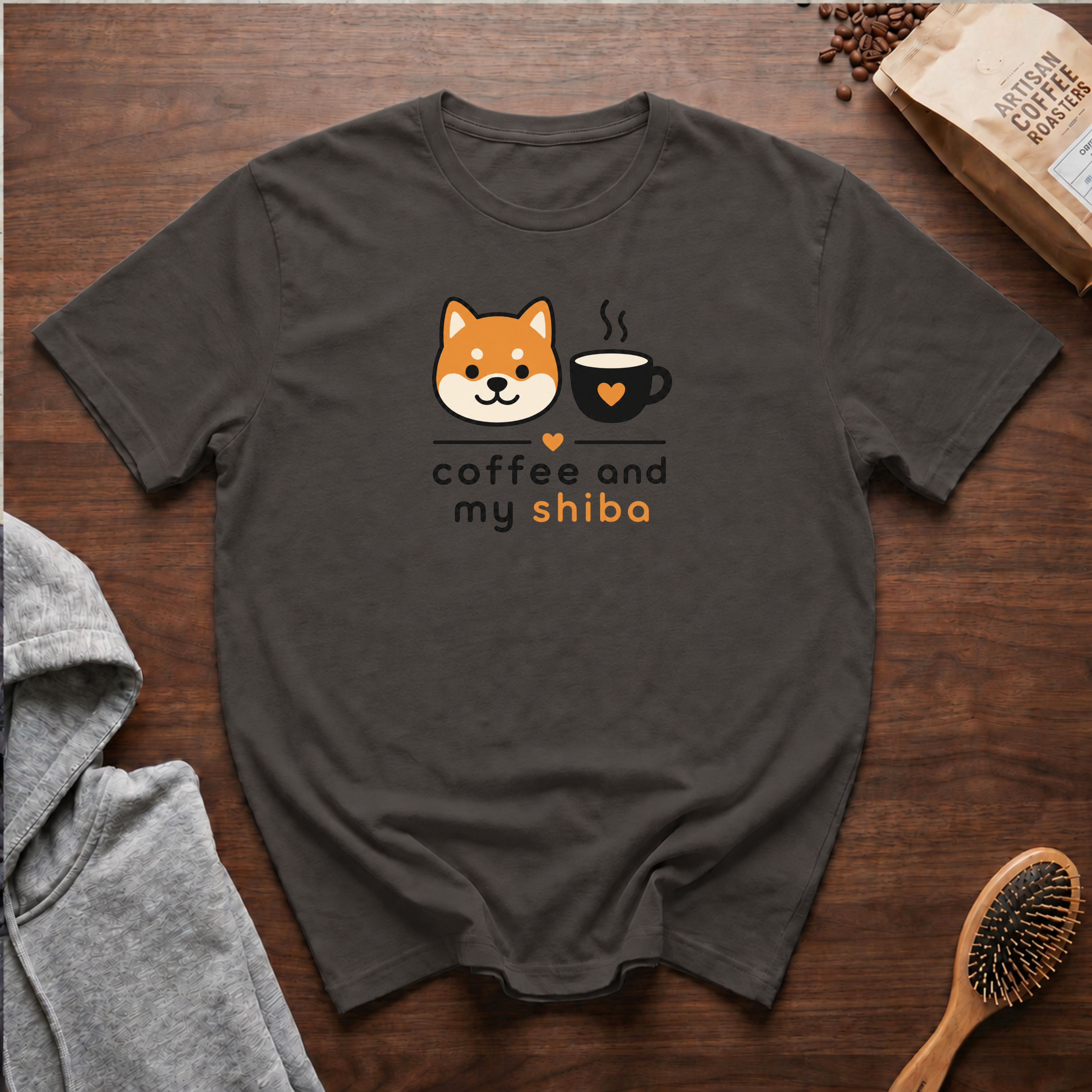 Coffee and My Shiba T-Shirt