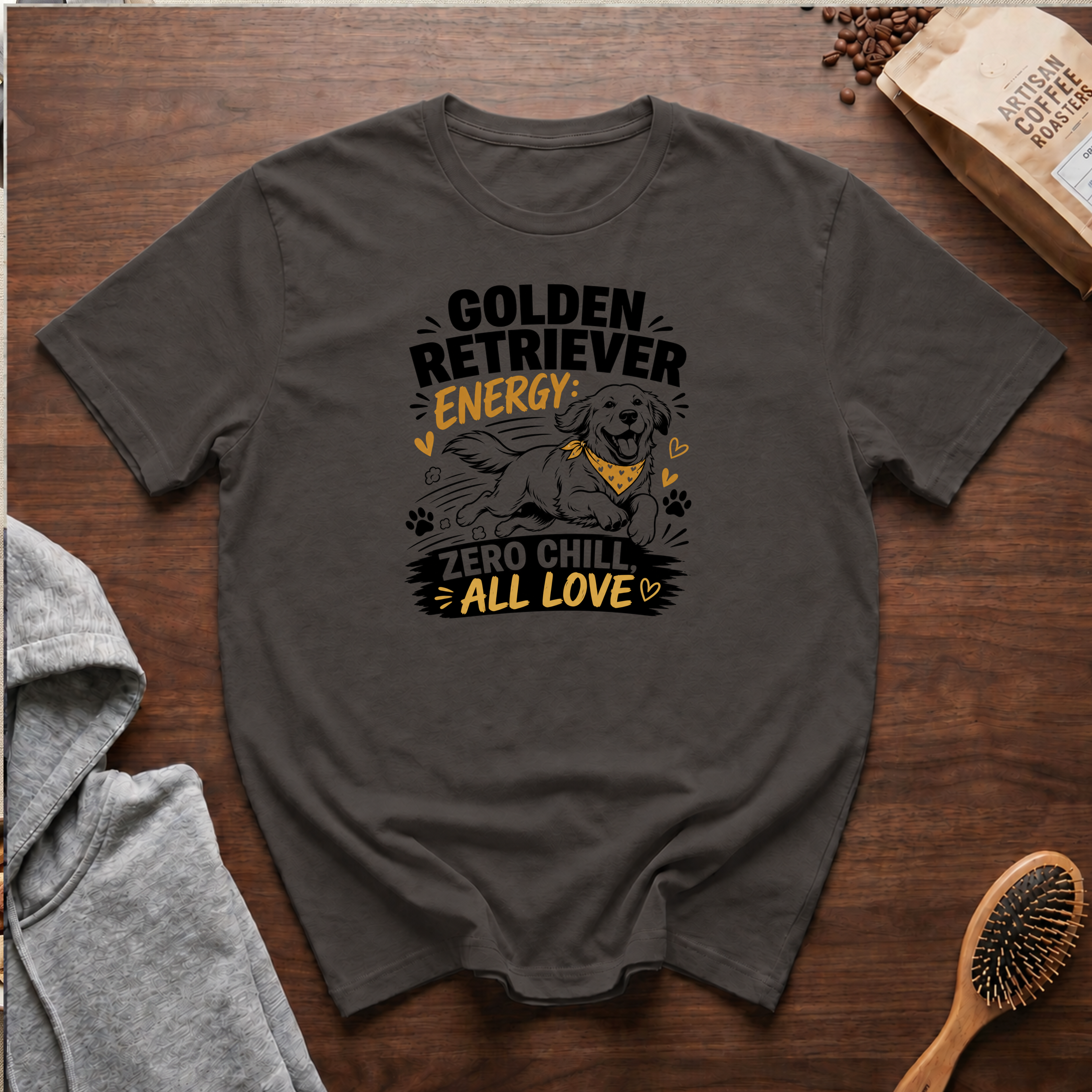 Golden Retriever Energy T-Shirt