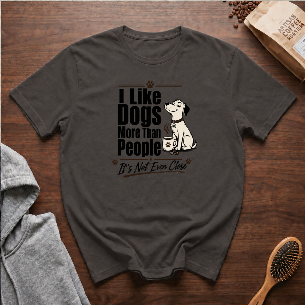 I Like Dogs More Than People T-Shirt