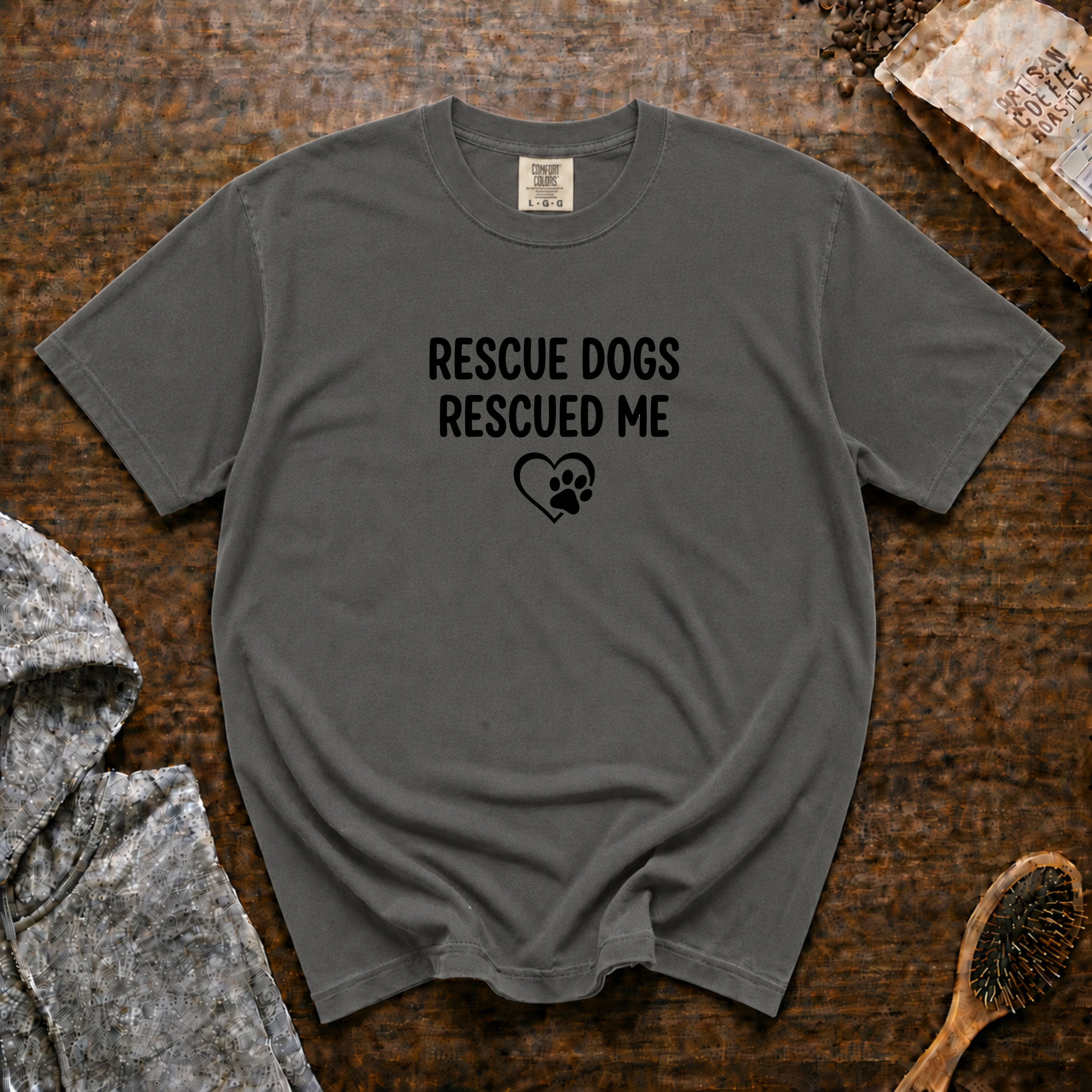 Rescue Dogs Rescued Me T-Shirt | Rescue Dog Lover Tee