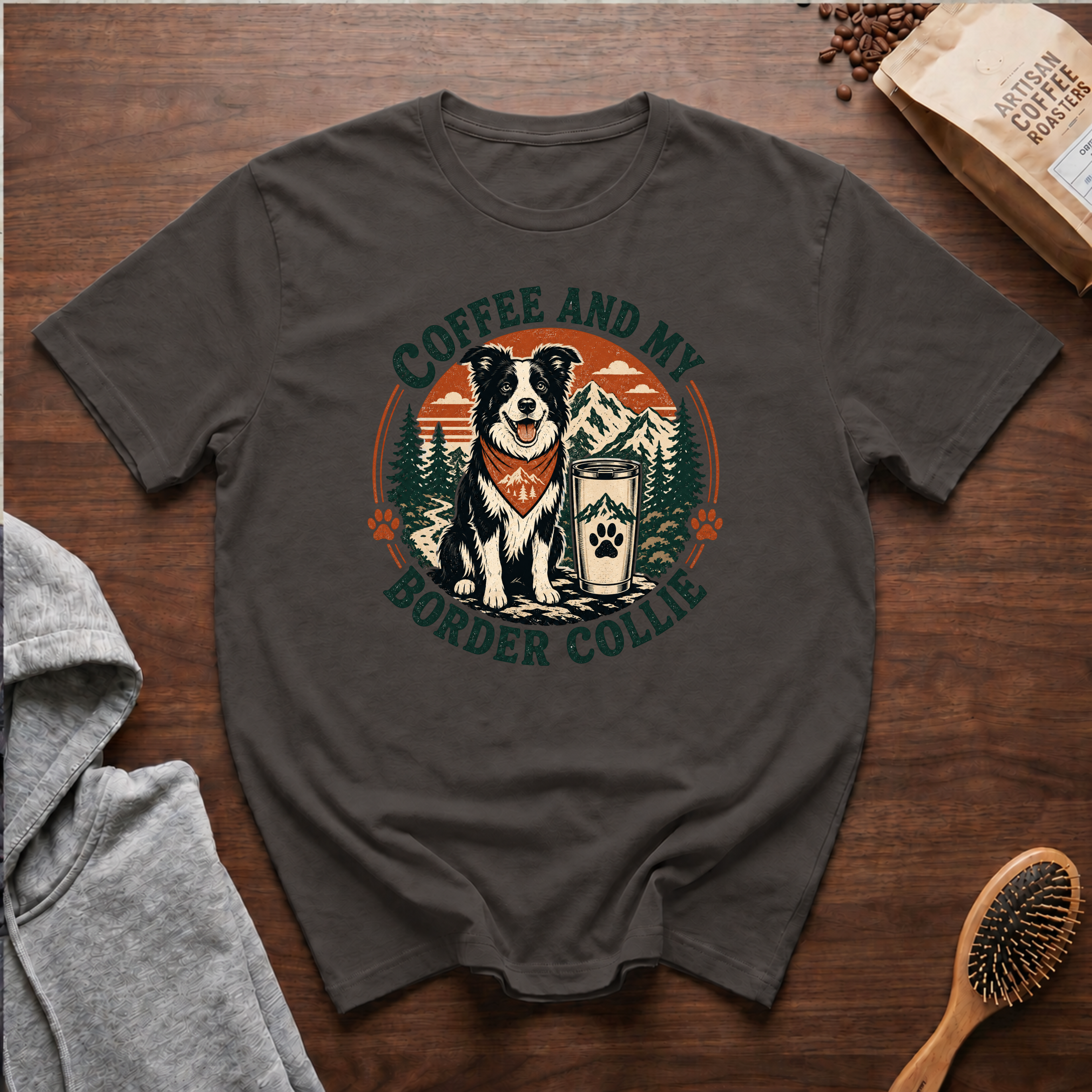Coffee and My Border Collie T-Shirt