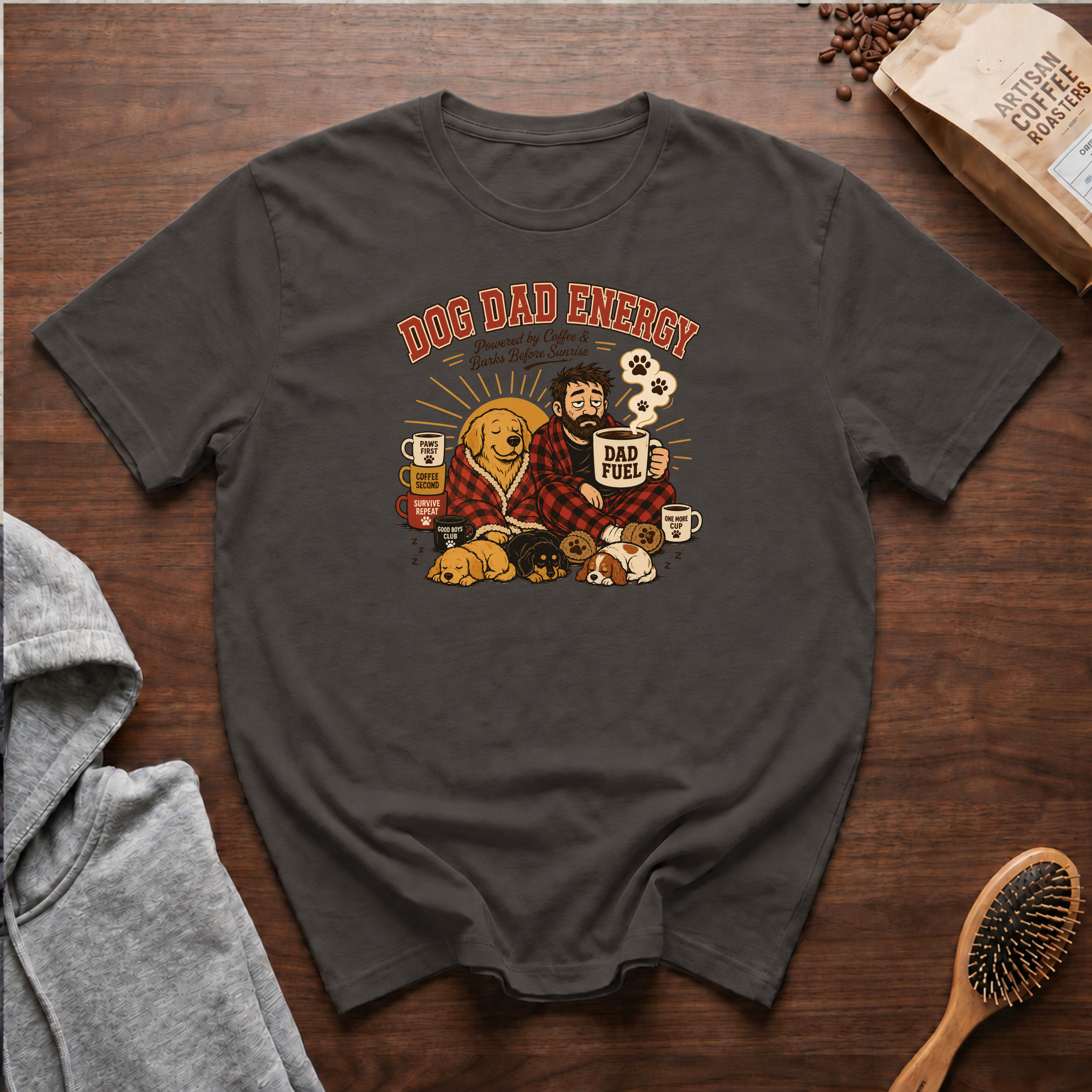 Dog Dad Energy T-Shirt