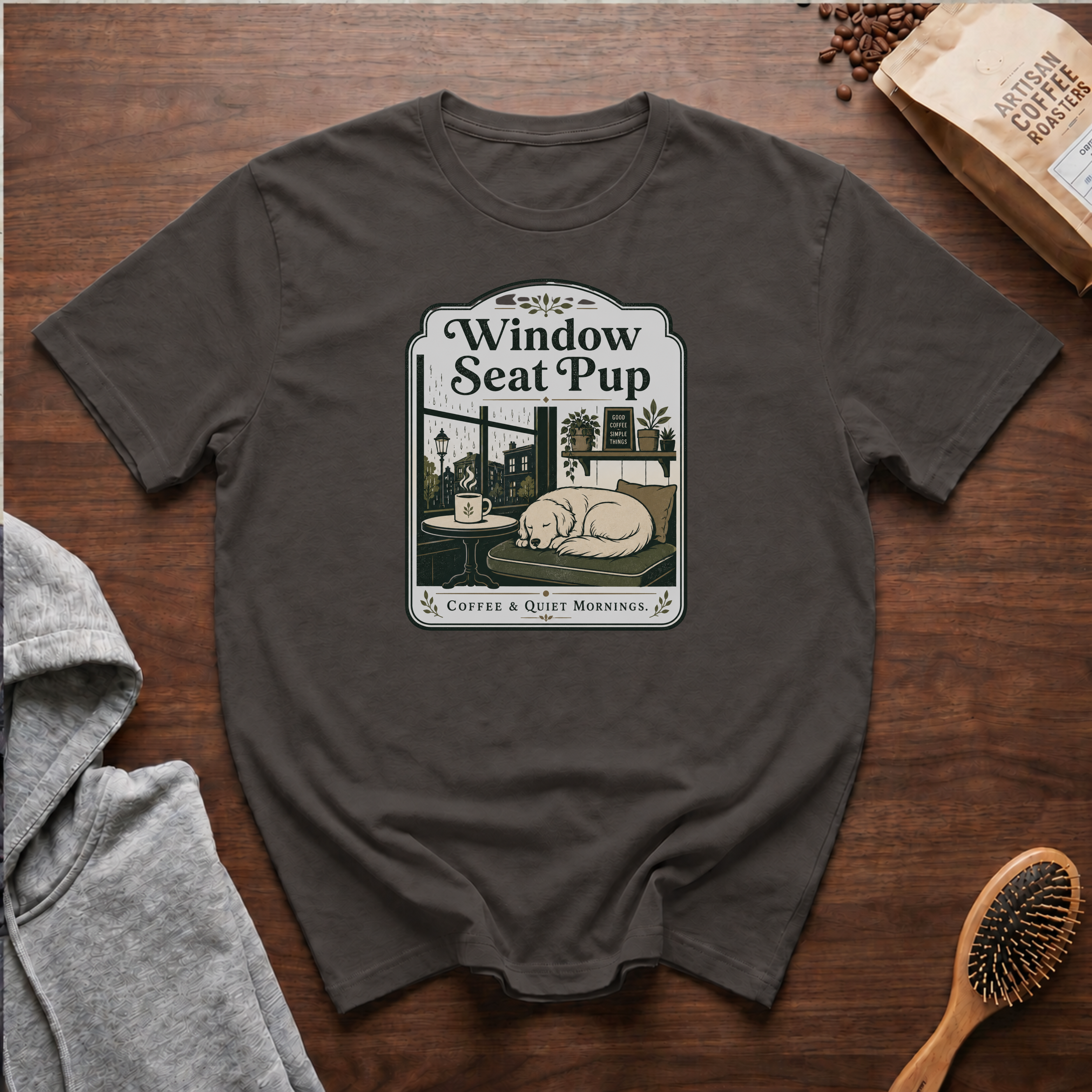 Window Seat Pup T-Shirt