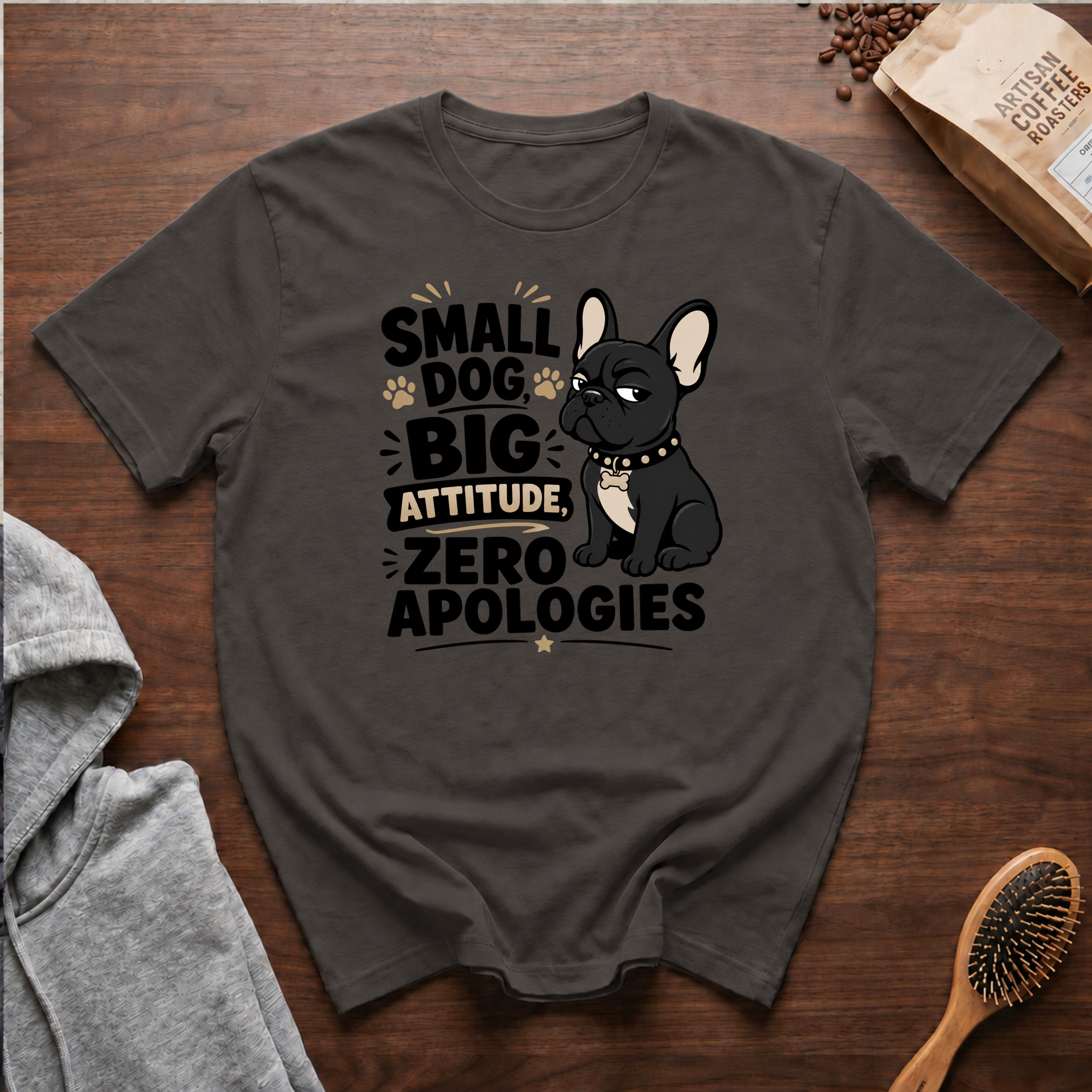 Small Dog Big Attitude Zero Apologies T-Shirt