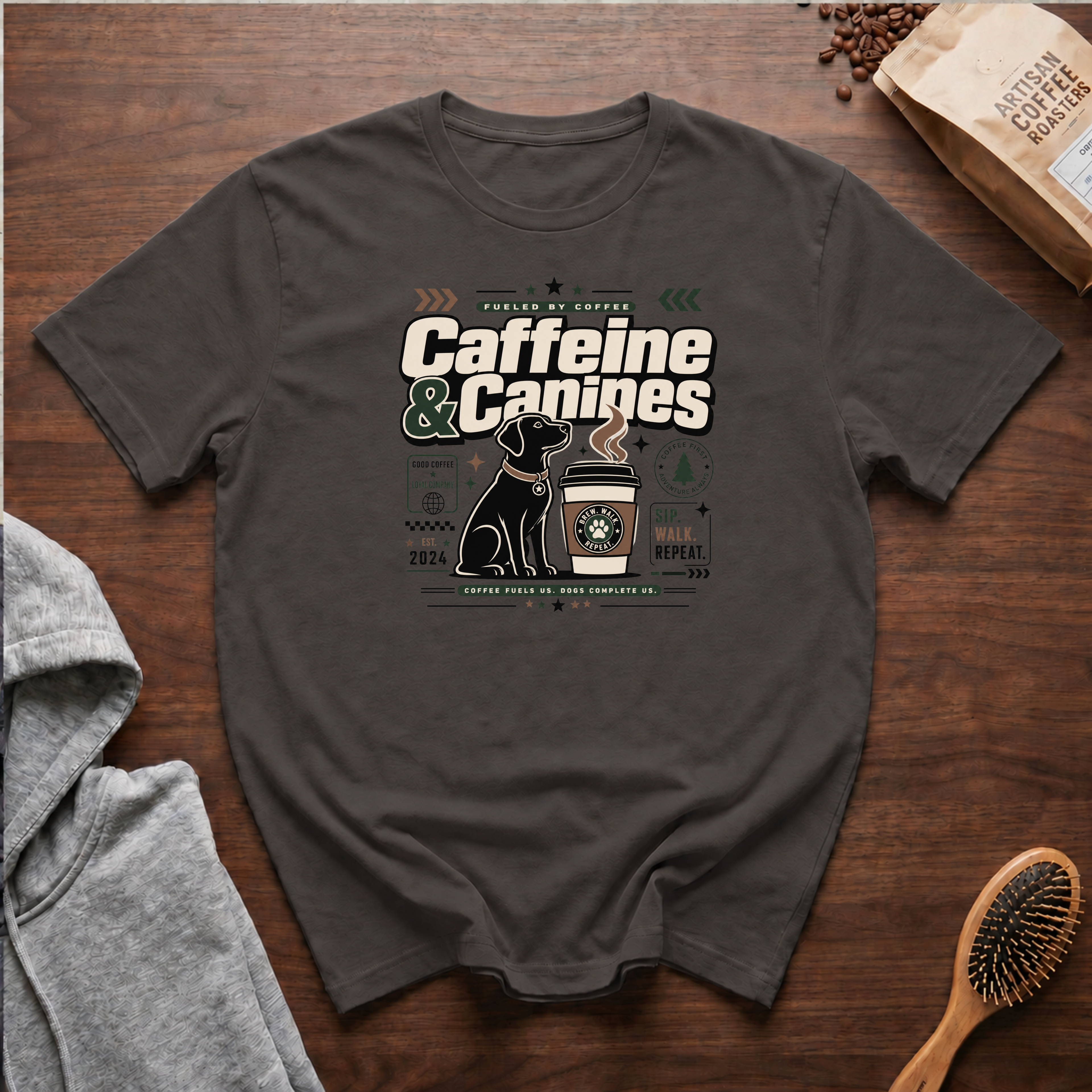 Coffee and Canines T-Shirt