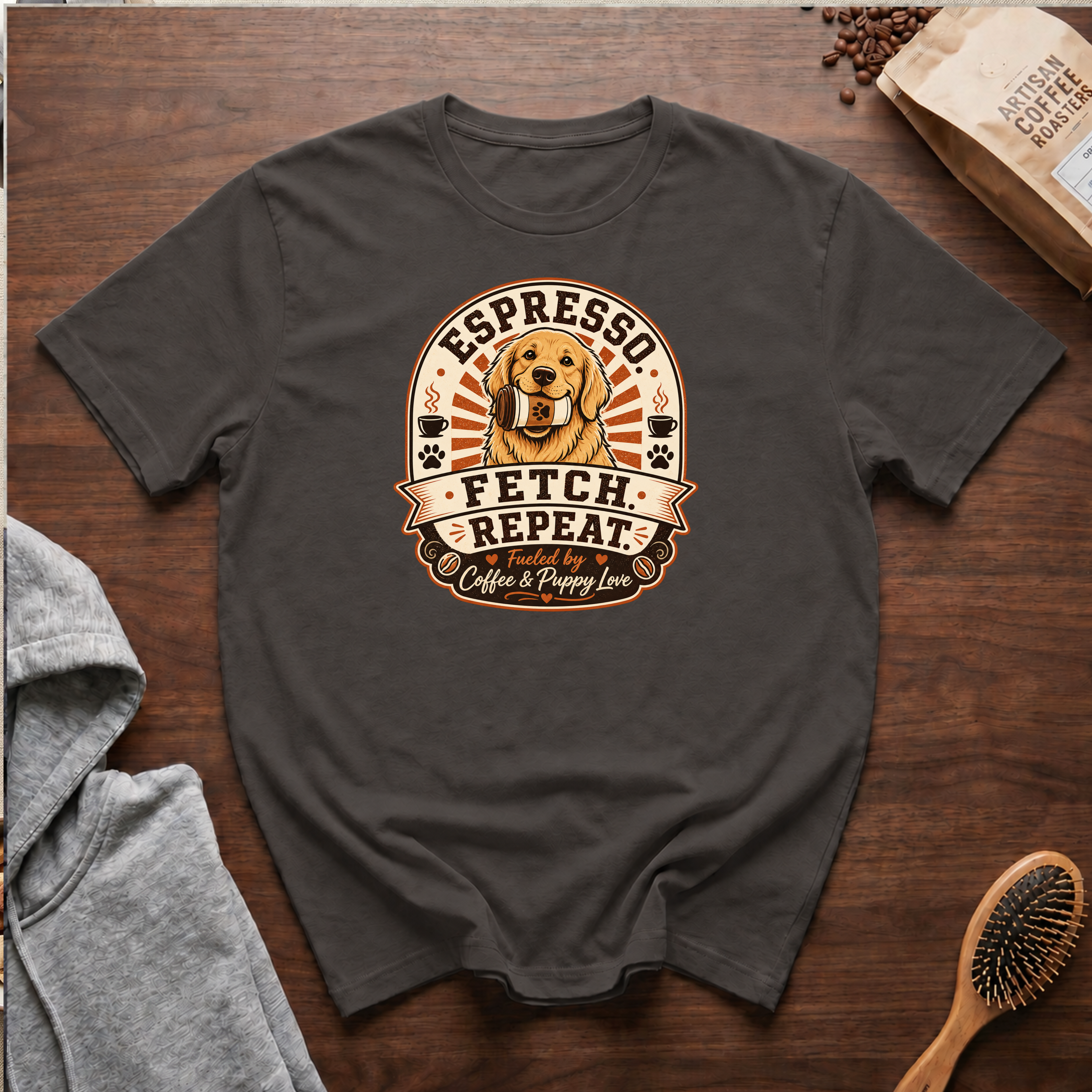 Espresso Fetch Retreat T-Shirt